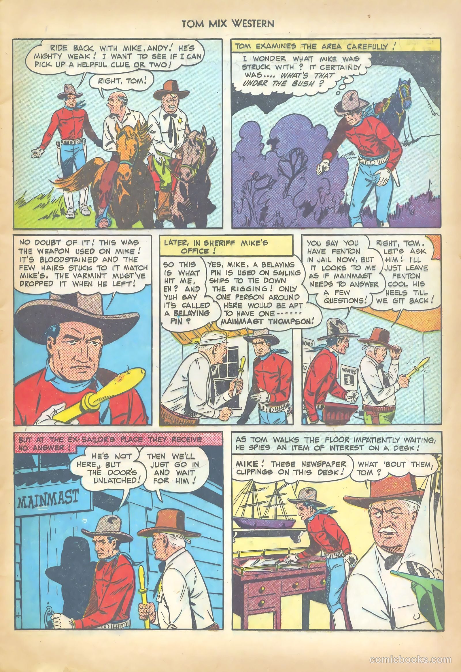 Tom Mix Western #19 — page 9 of 52