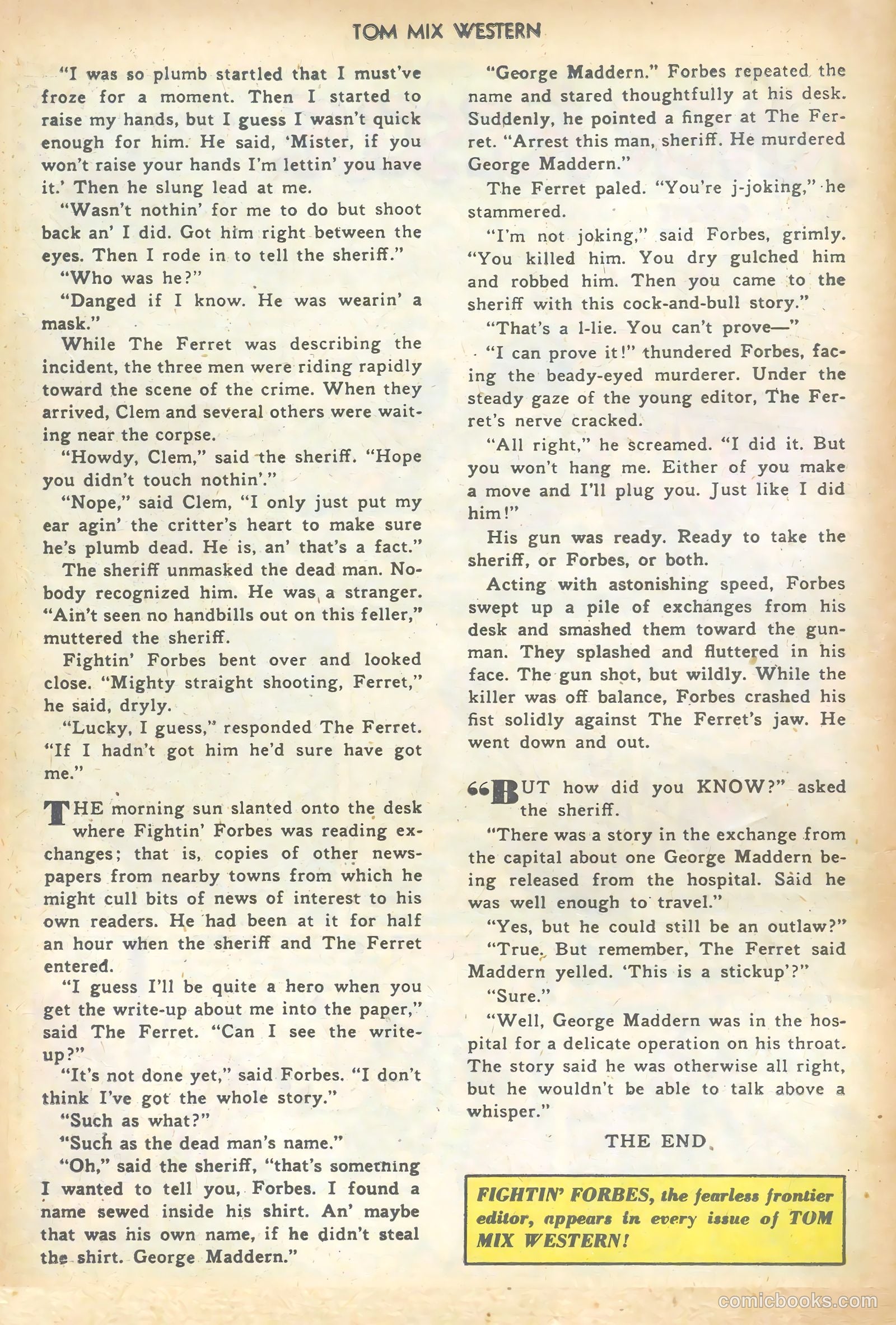 Tom Mix Western #19 — page 14 of 52