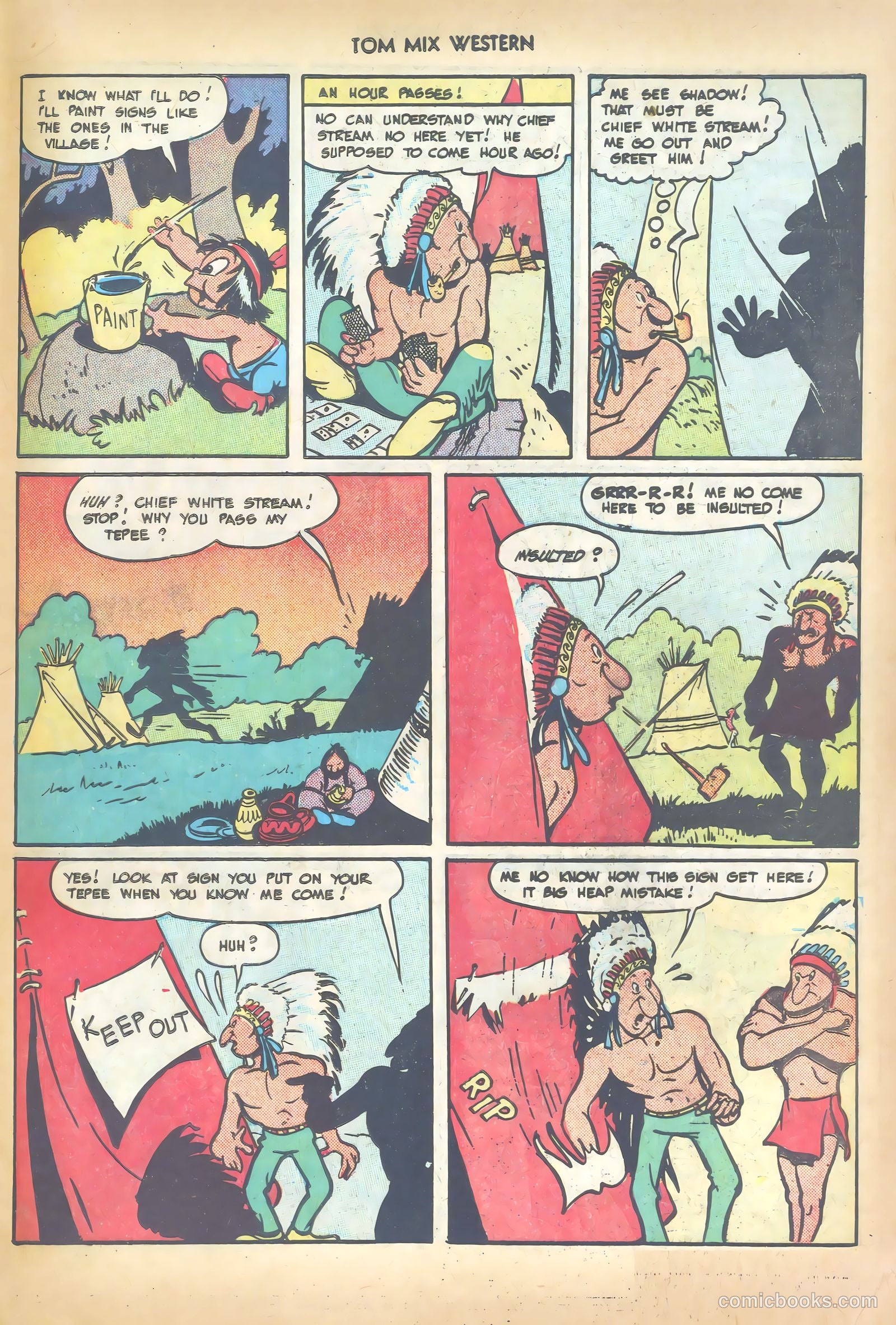 Tom Mix Western #19 — page 27 of 52