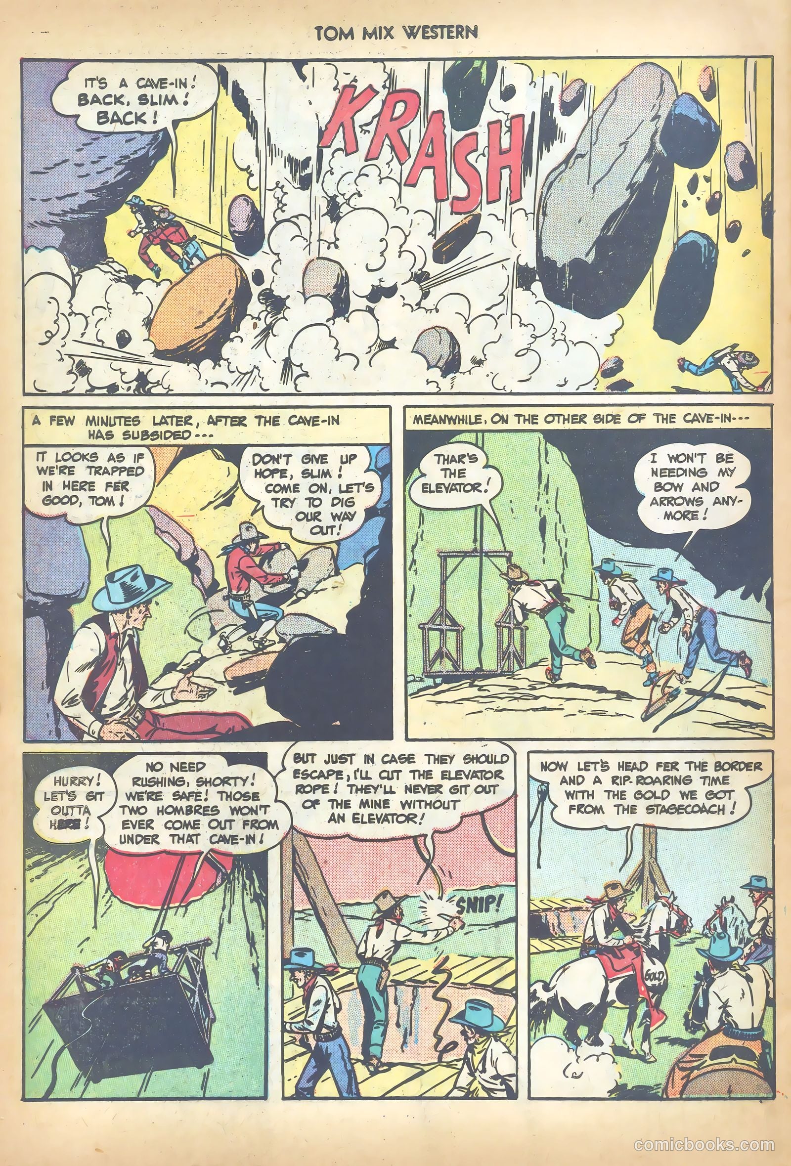 Tom Mix Western #19 — page 34 of 52