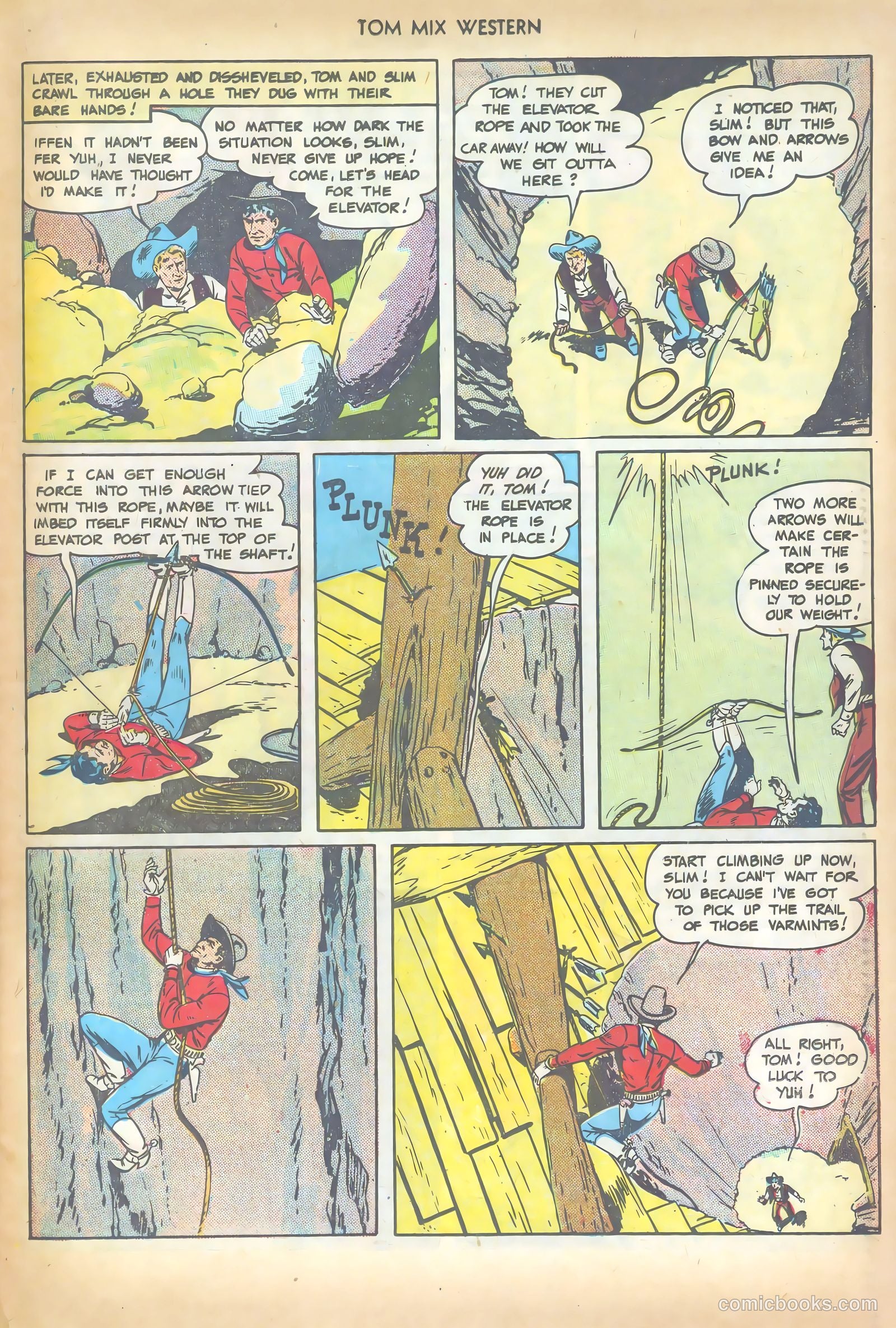 Tom Mix Western #19 — page 35 of 52