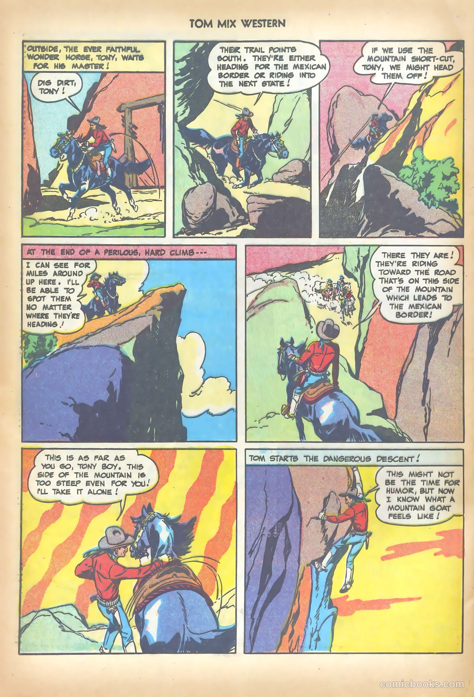 Tom Mix Western #19 — page 36 of 52