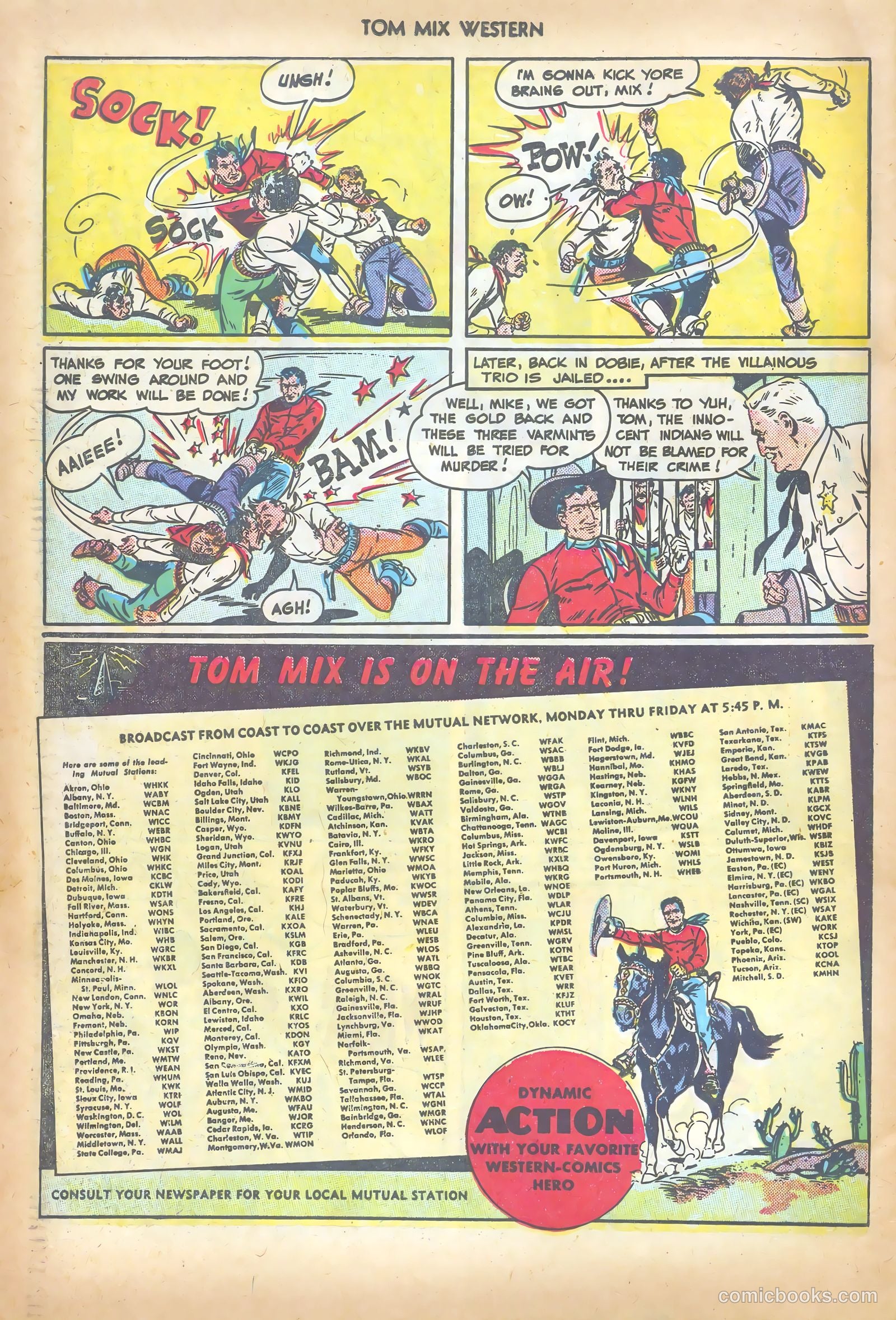 Tom Mix Western #19 — page 38 of 52