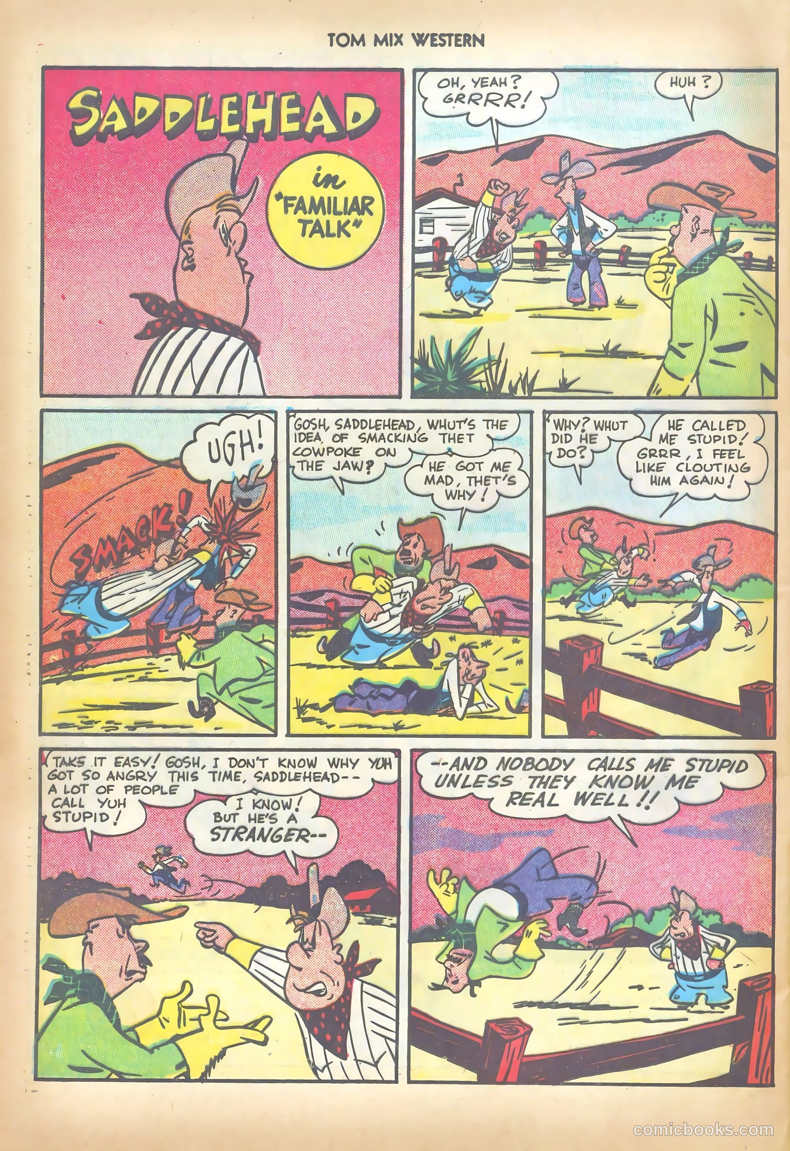 Tom Mix Western #19 — page 40 of 52