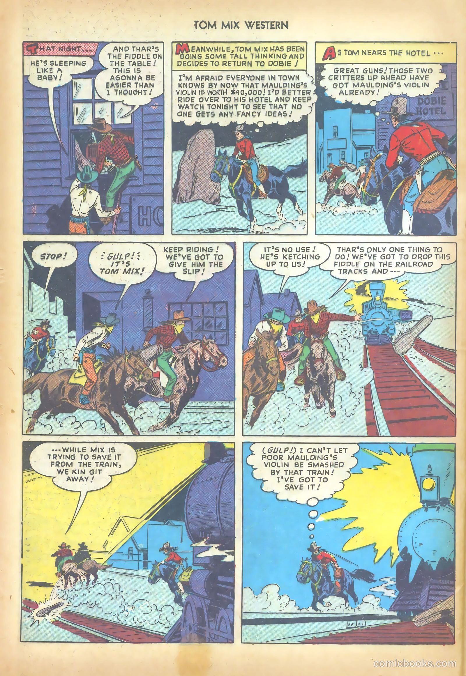 Tom Mix Western #19 — page 44 of 52