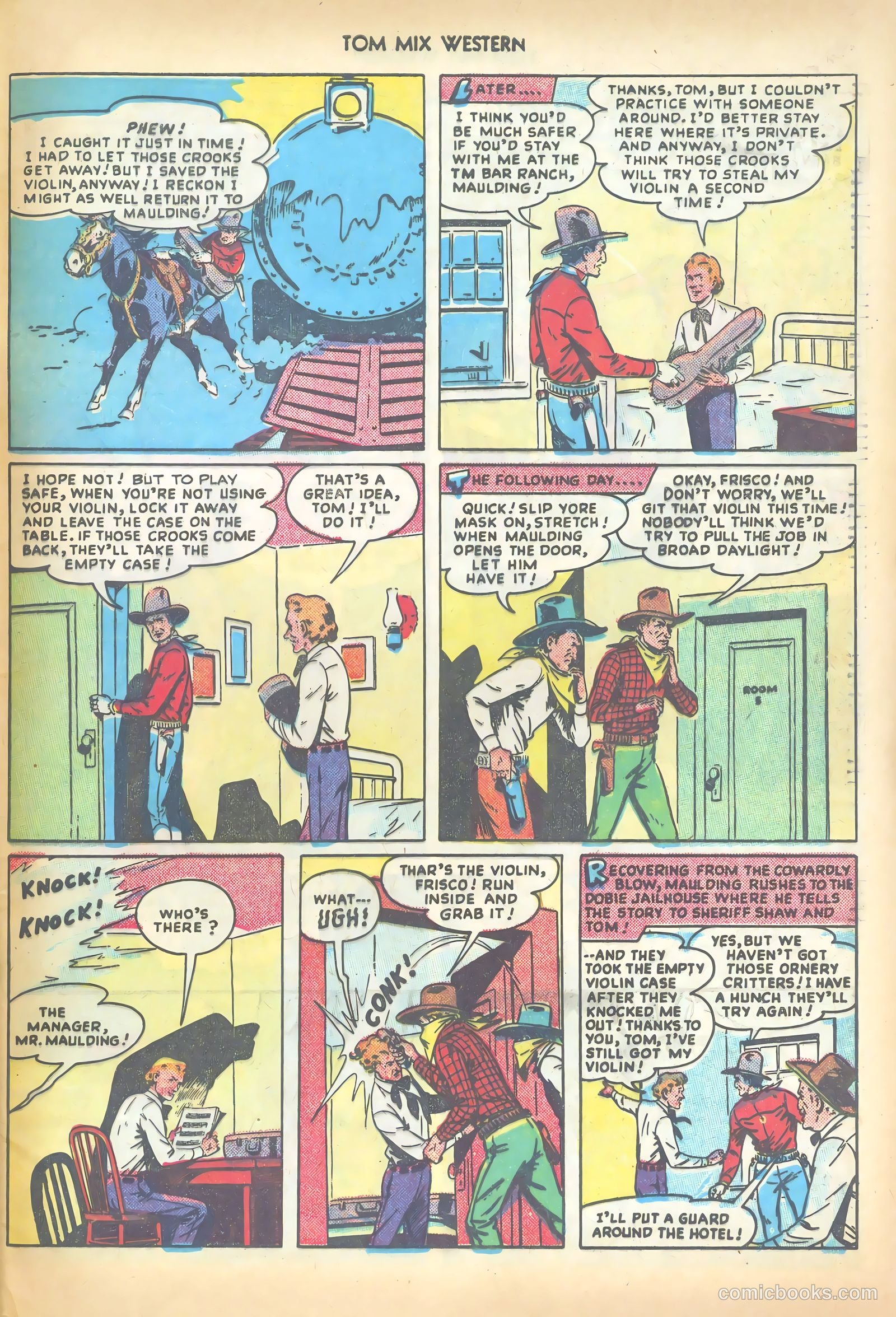 Tom Mix Western #19 — page 45 of 52