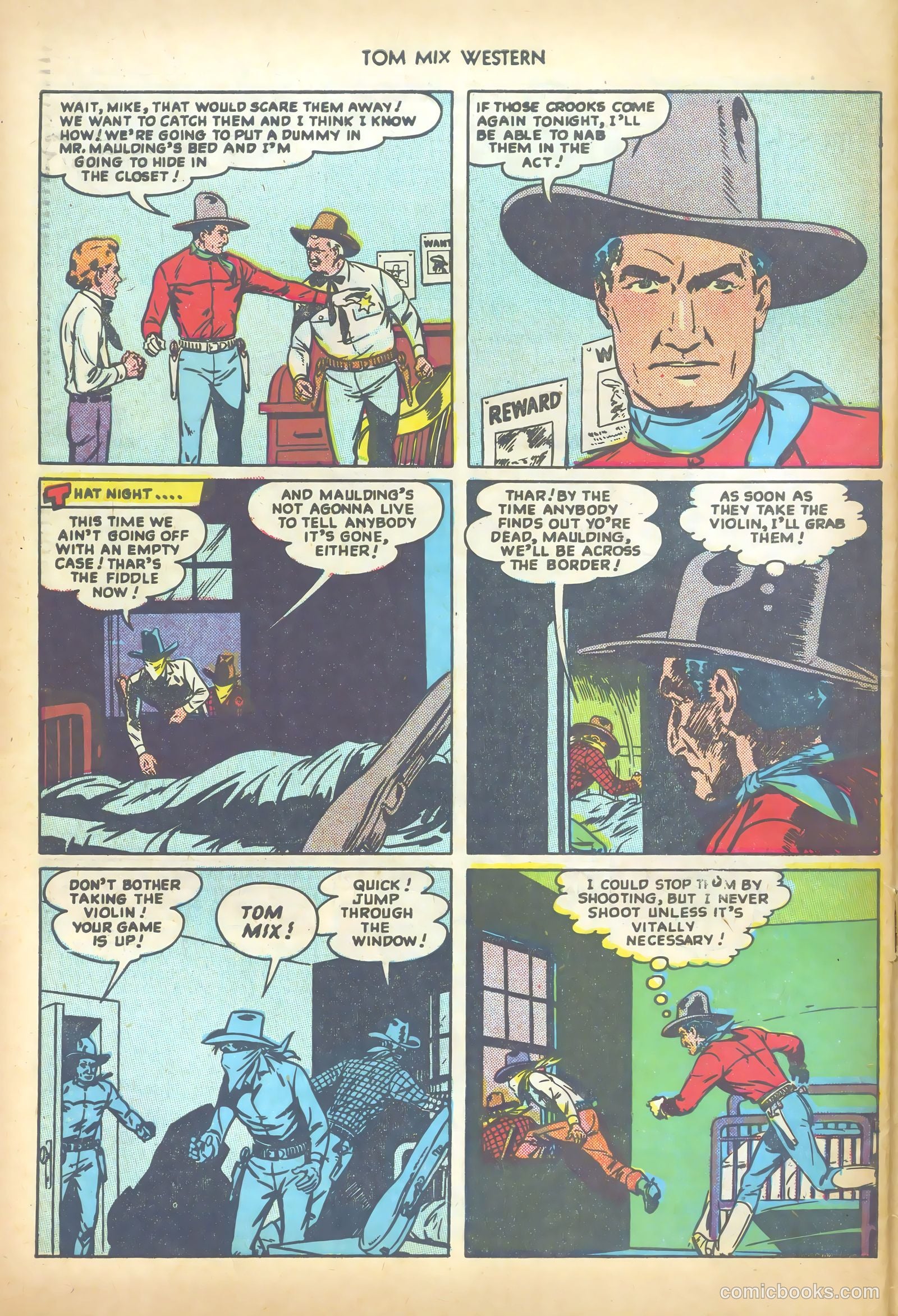 Tom Mix Western #19 — page 46 of 52