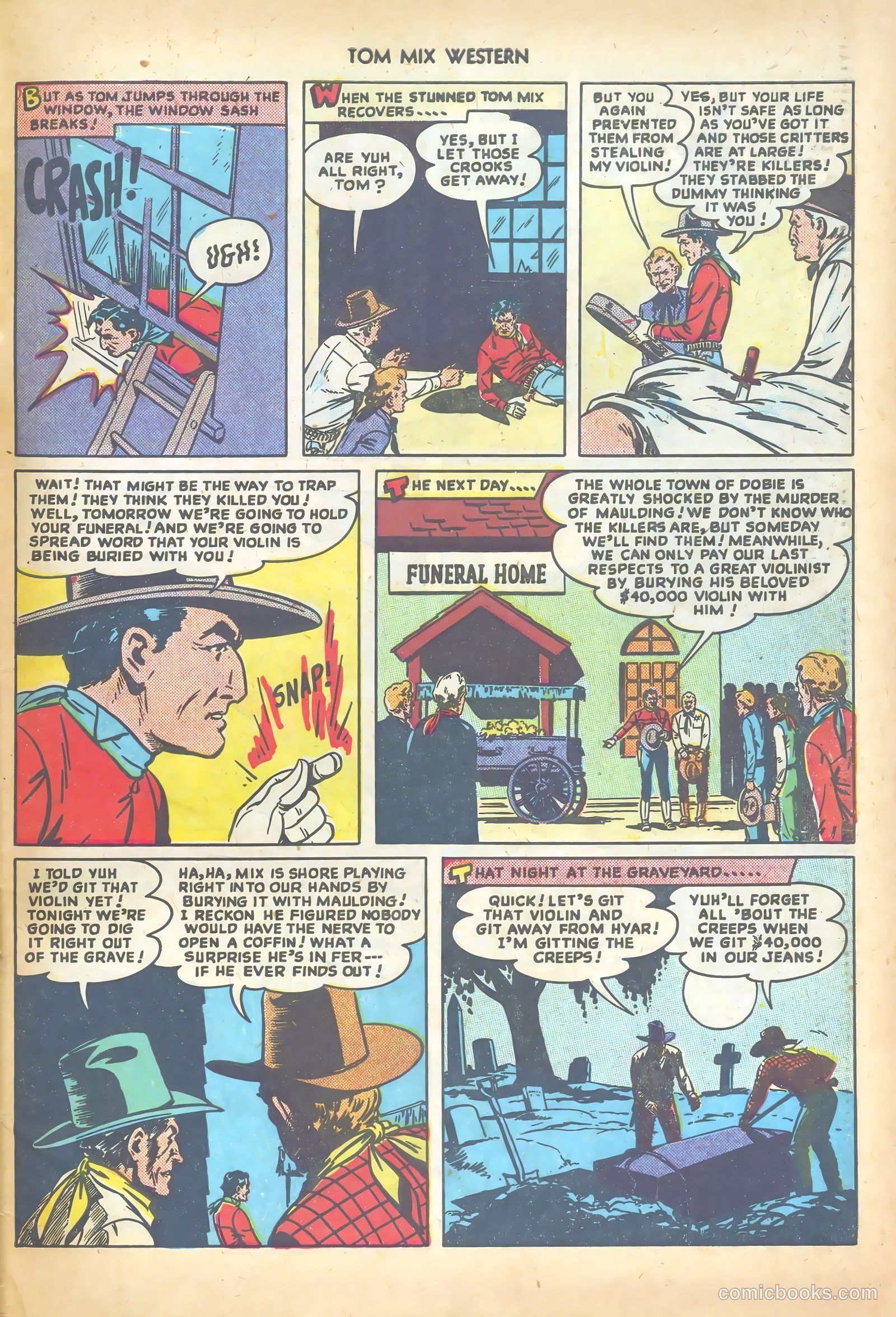 Tom Mix Western #19 — page 47 of 52