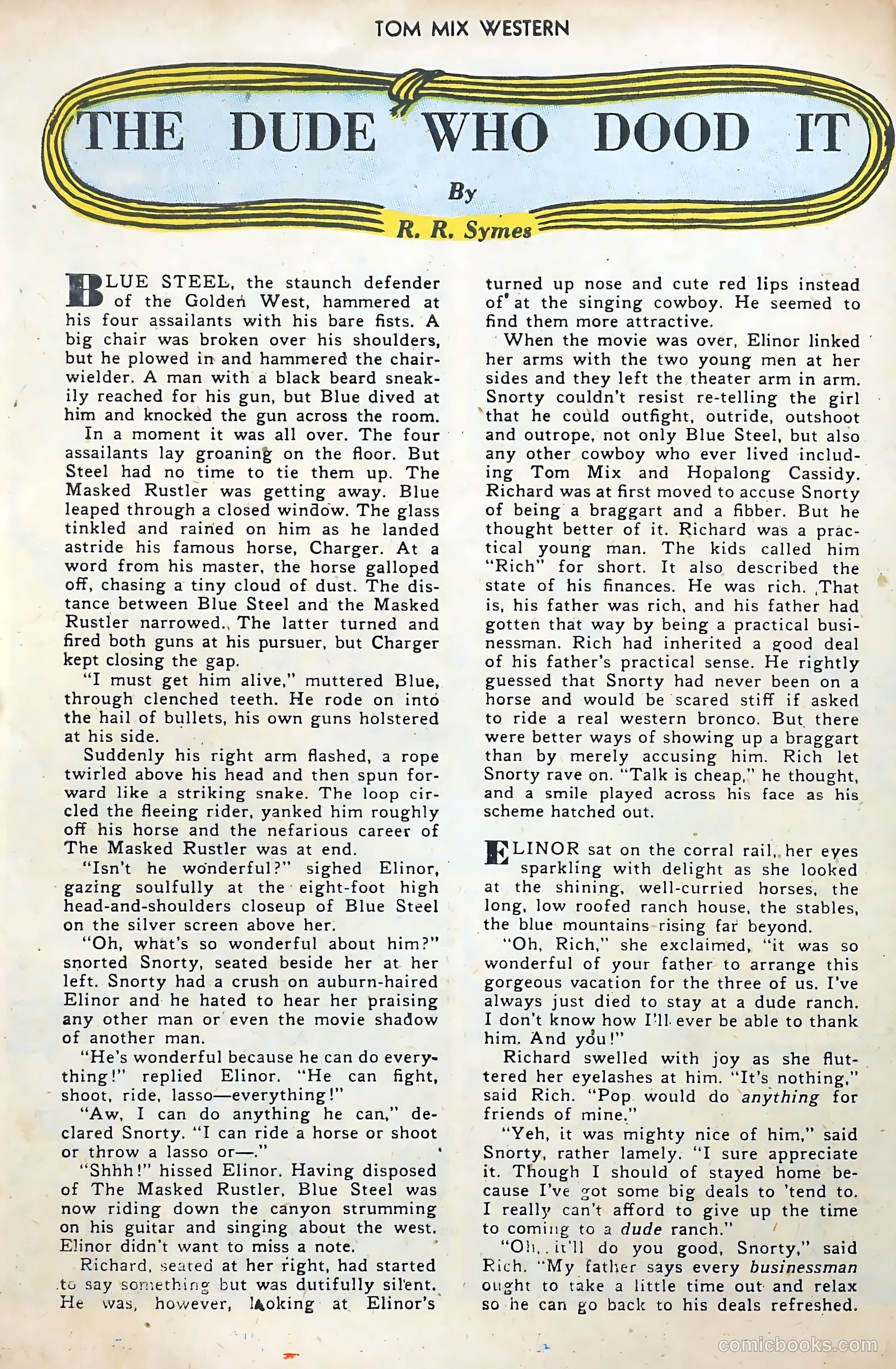 Tom Mix Western #2 — page 22 of 52