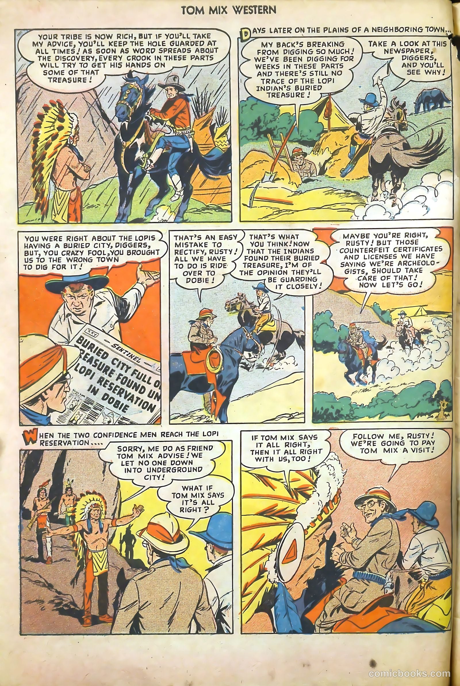 Tom Mix Western #20 — page 6 of 52