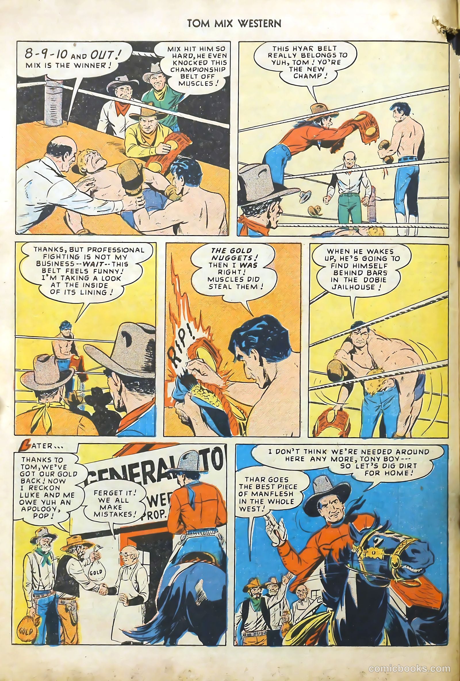 Tom Mix Western #20 — page 22 of 52