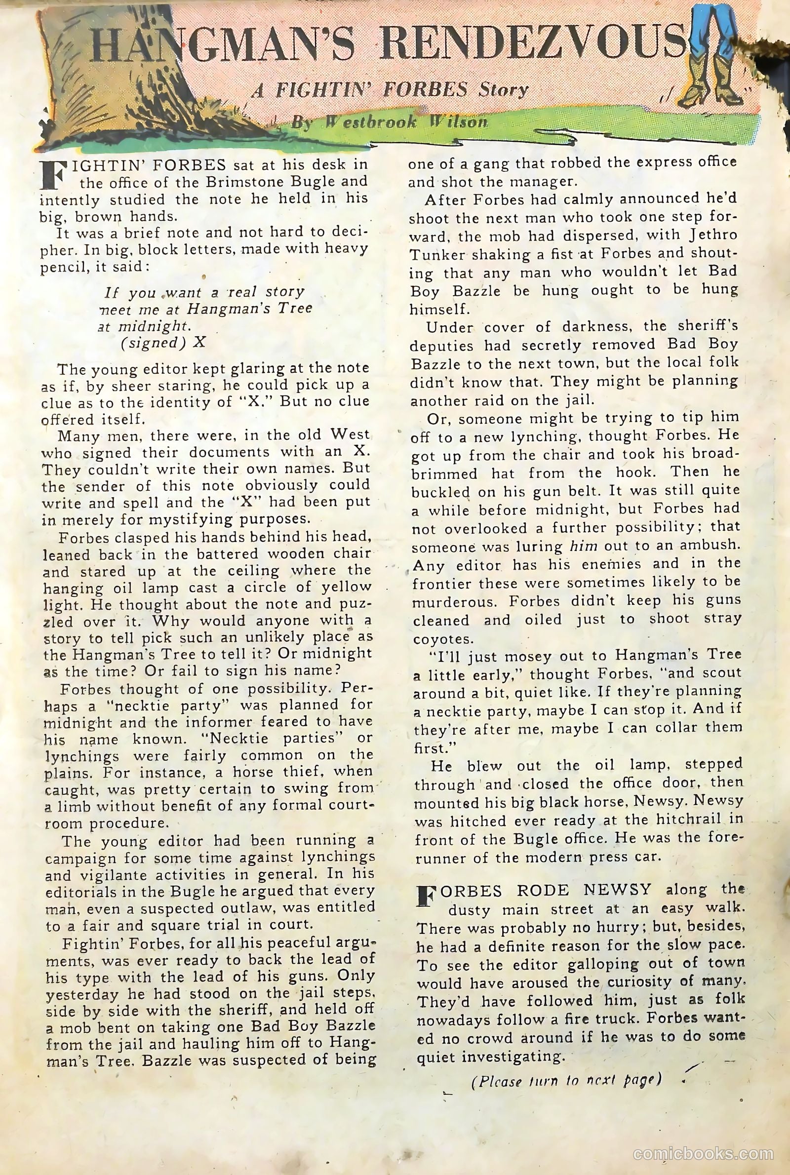 Tom Mix Western #20 — page 28 of 52