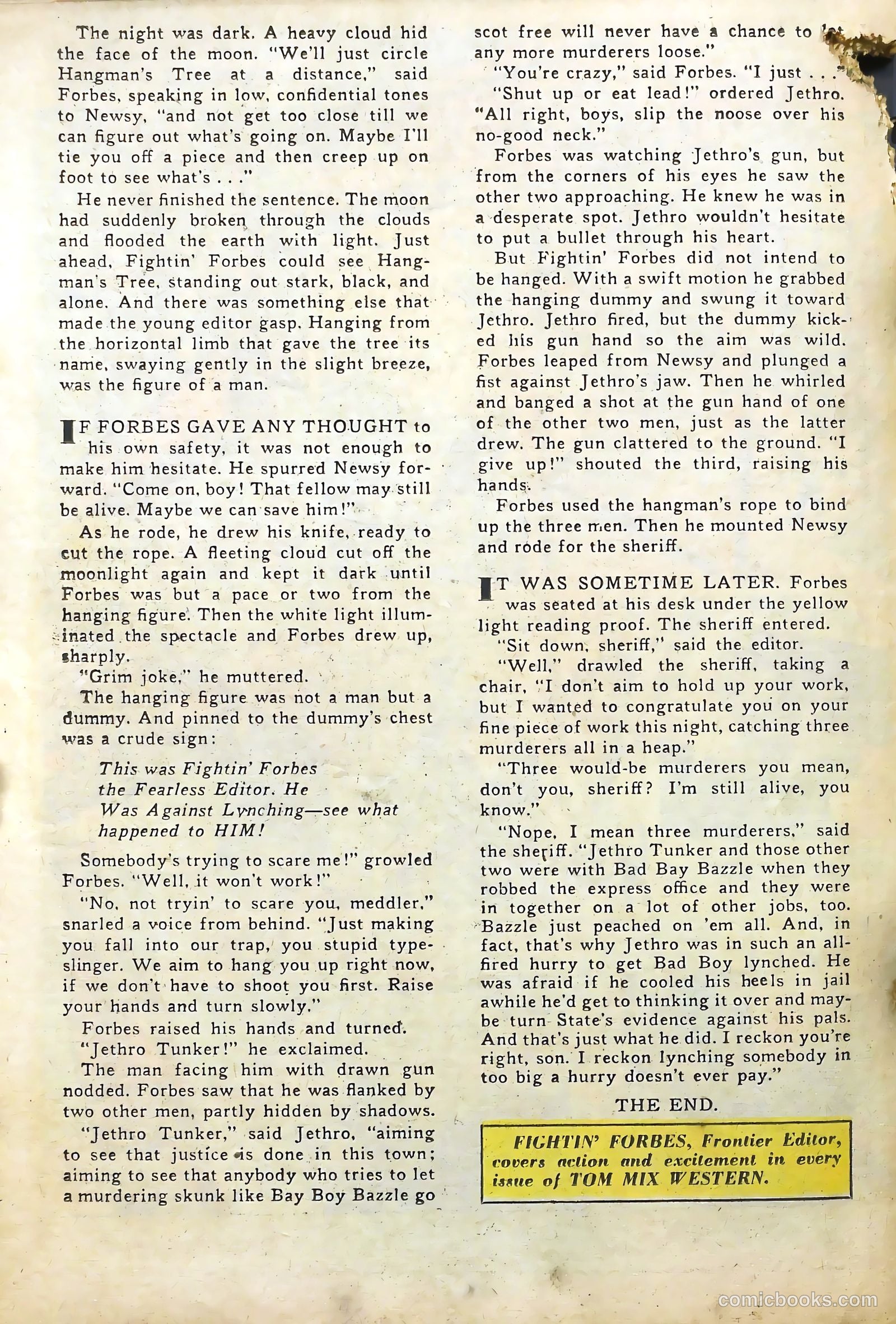 Tom Mix Western #20 — page 30 of 52