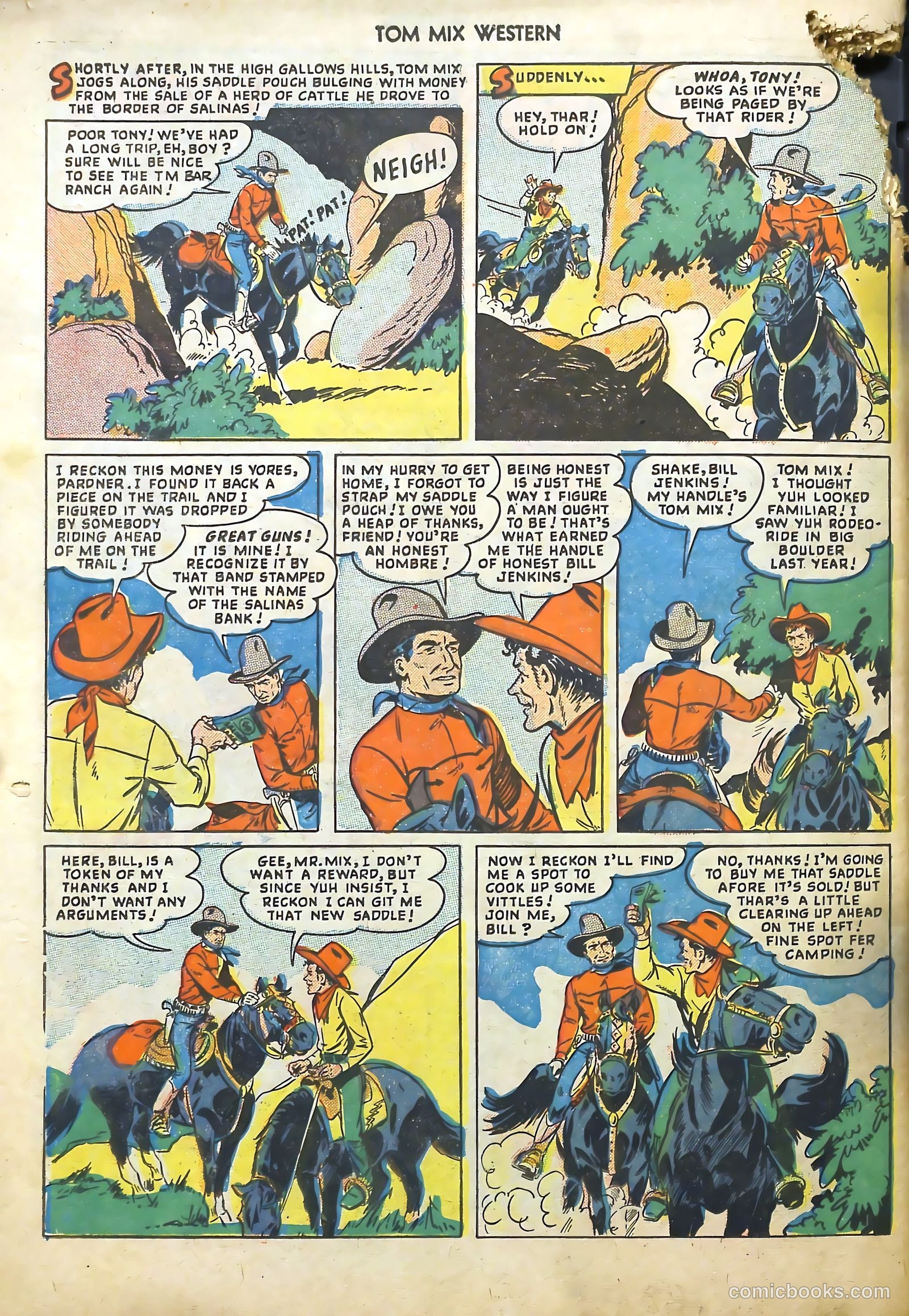 Tom Mix Western #20 — page 42 of 52