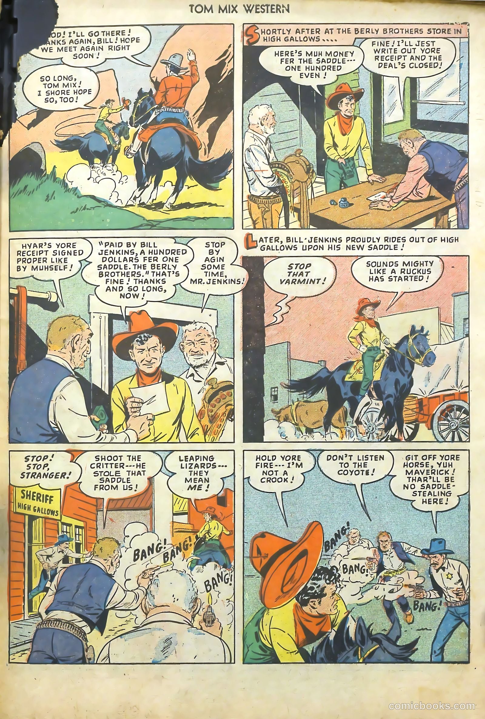 Tom Mix Western #20 — page 43 of 52