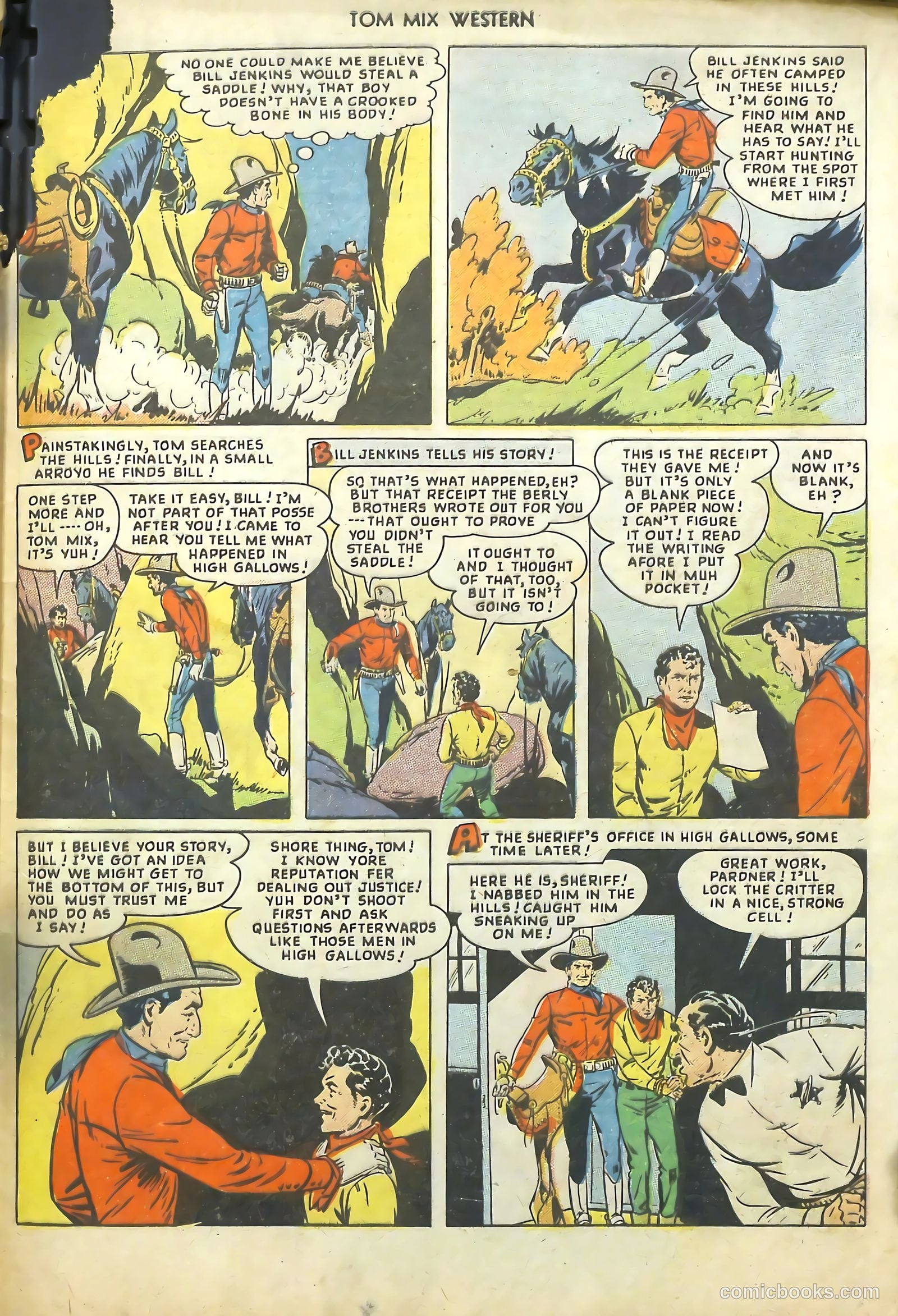 Tom Mix Western #20 — page 45 of 52