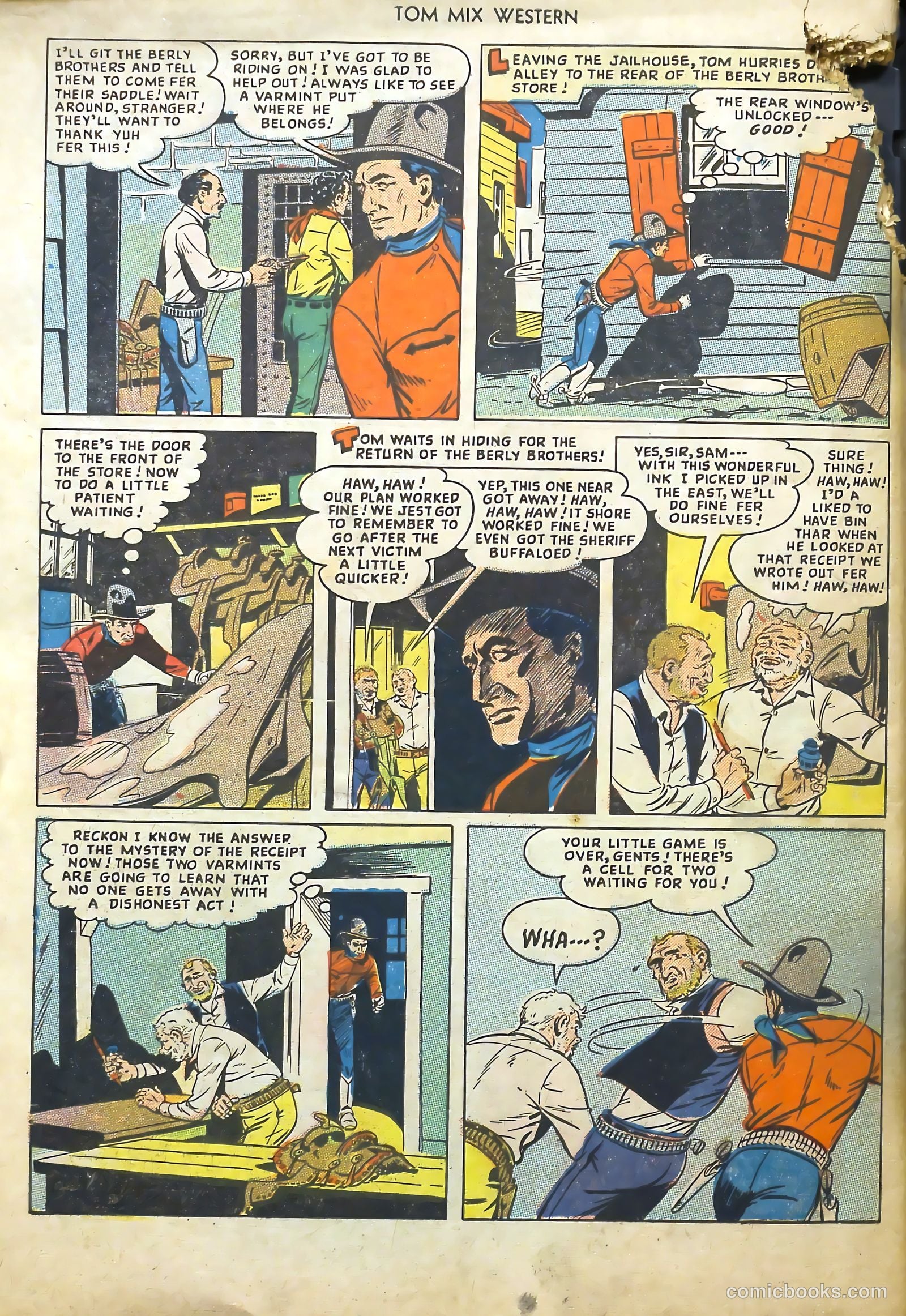Tom Mix Western #20 — page 46 of 52