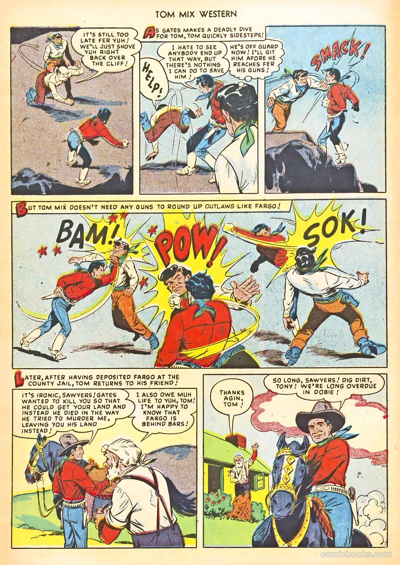 Tom Mix Western #21 — page 10 of 52