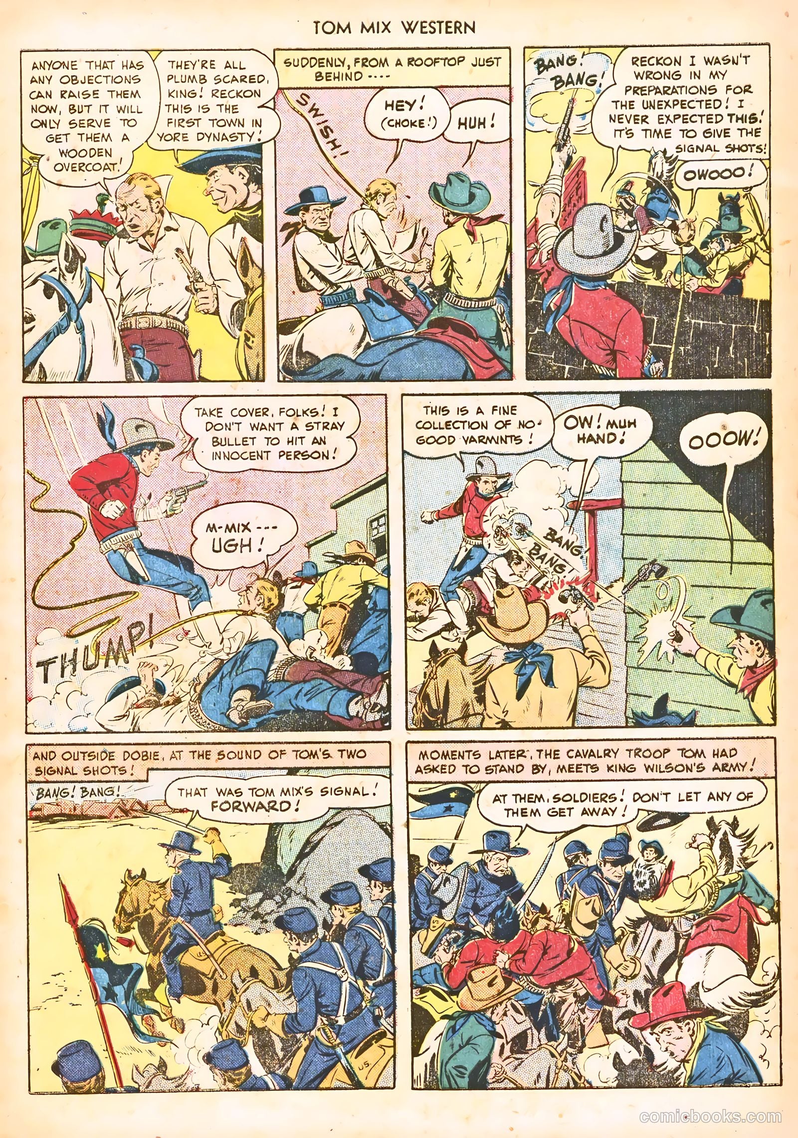 Tom Mix Western #21 — page 21 of 52