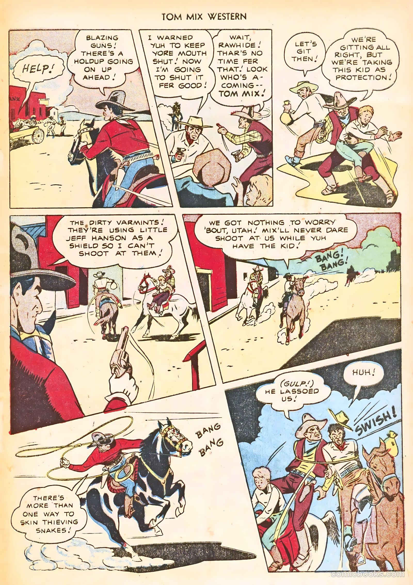 Tom Mix Western #21 — page 33 of 52