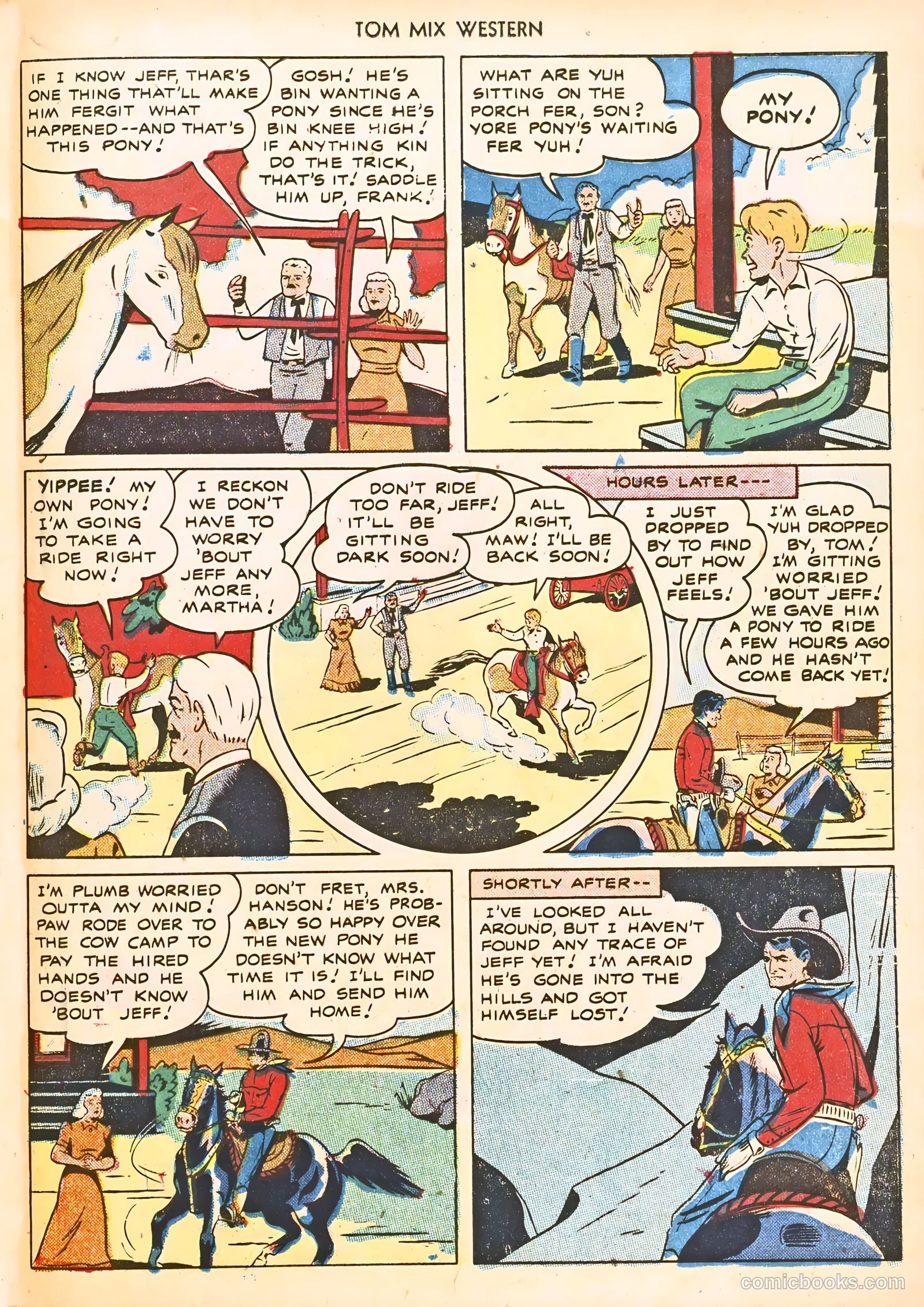 Tom Mix Western #21 — page 35 of 52