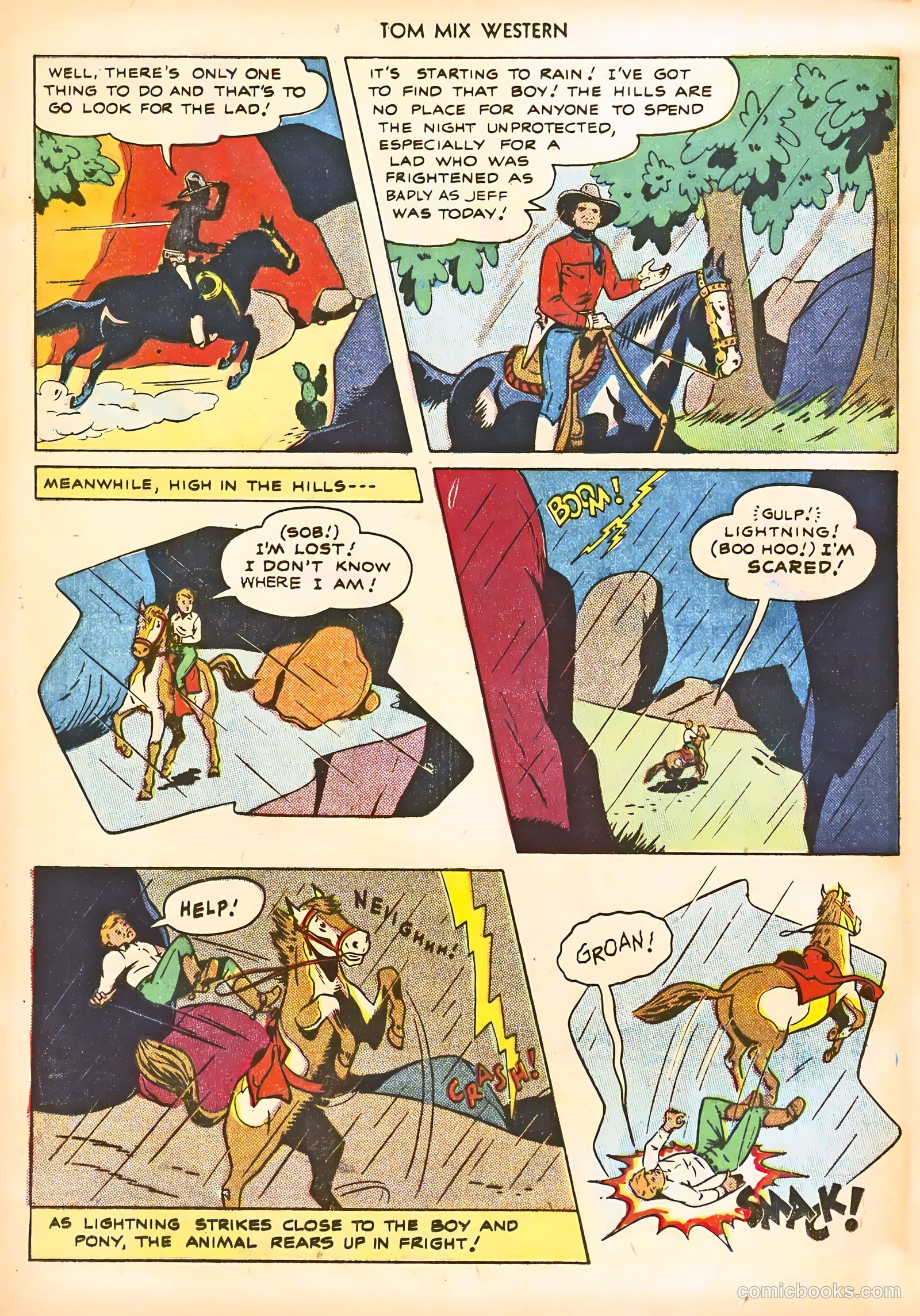 Tom Mix Western #21 — page 36 of 52