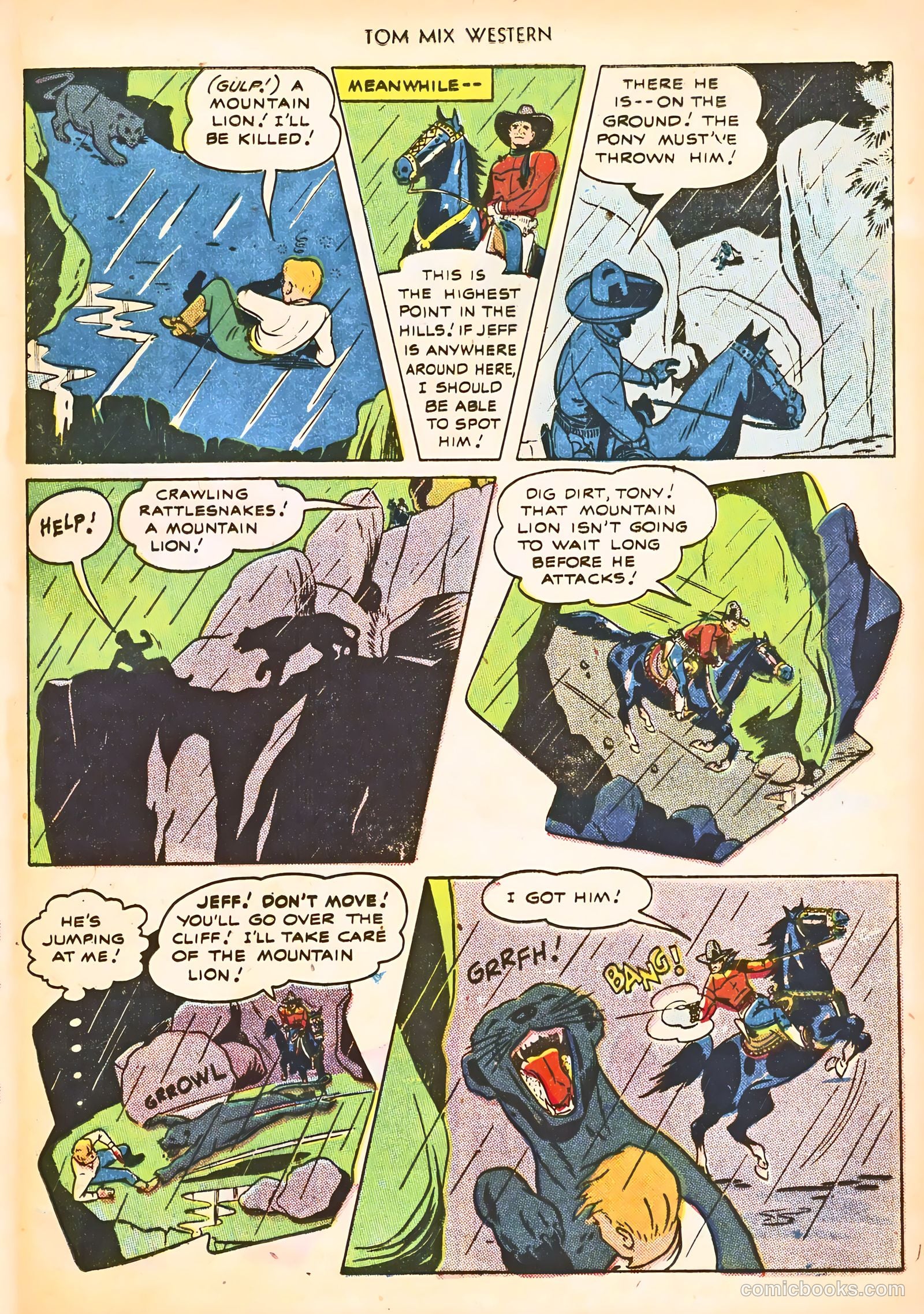 Tom Mix Western #21 — page 37 of 52