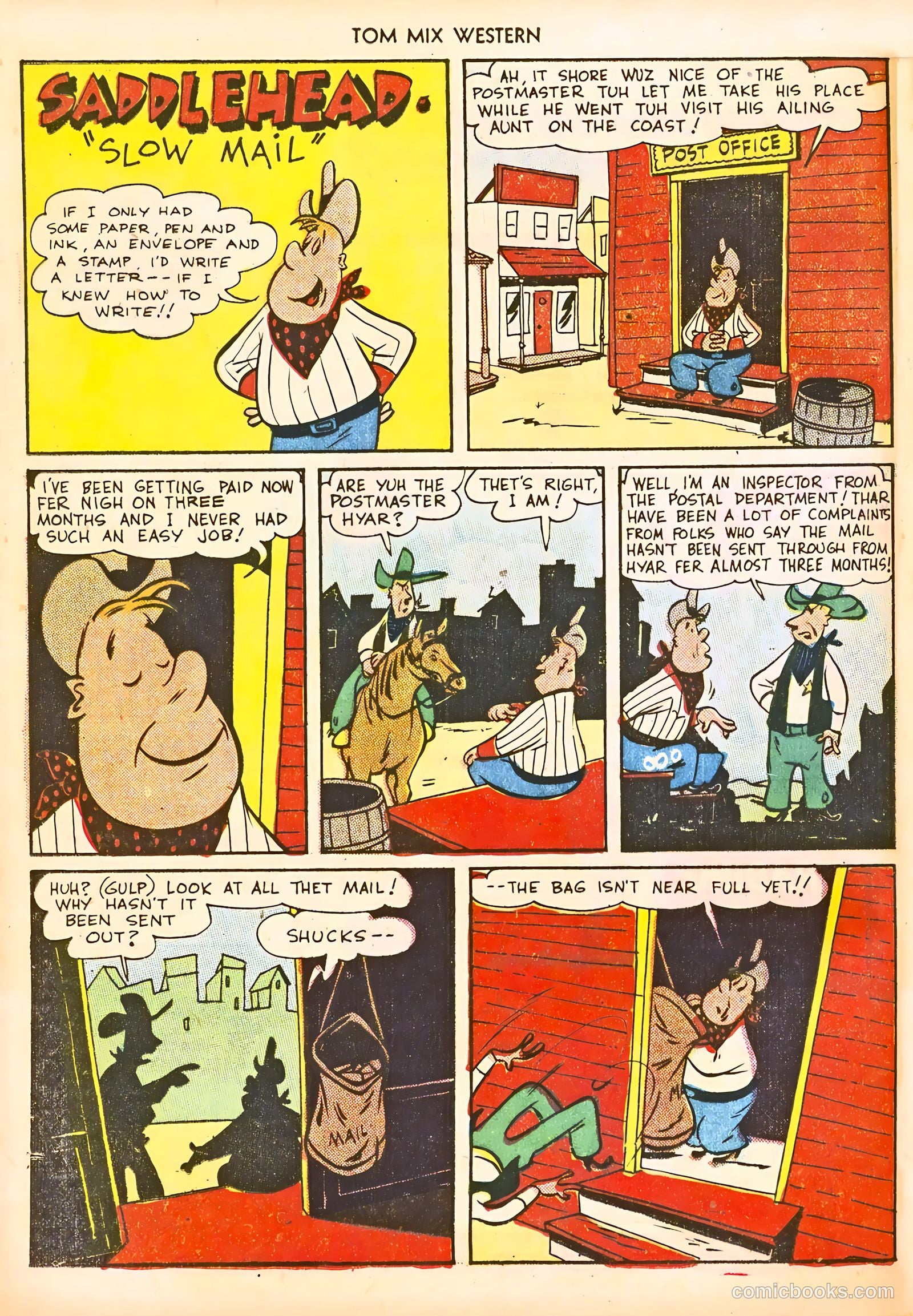 Tom Mix Western #21 — page 40 of 52