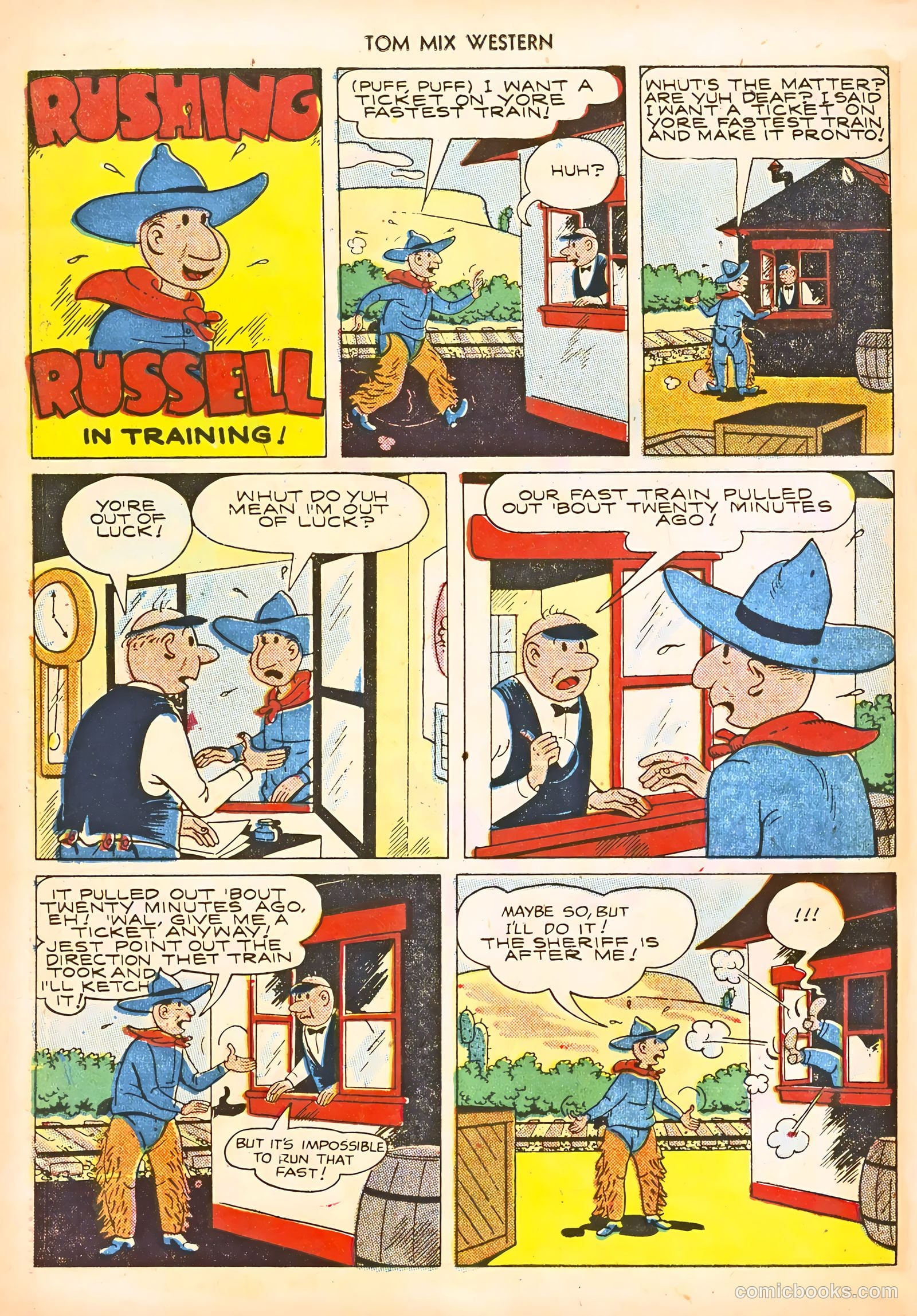 Tom Mix Western #21 — page 42 of 52