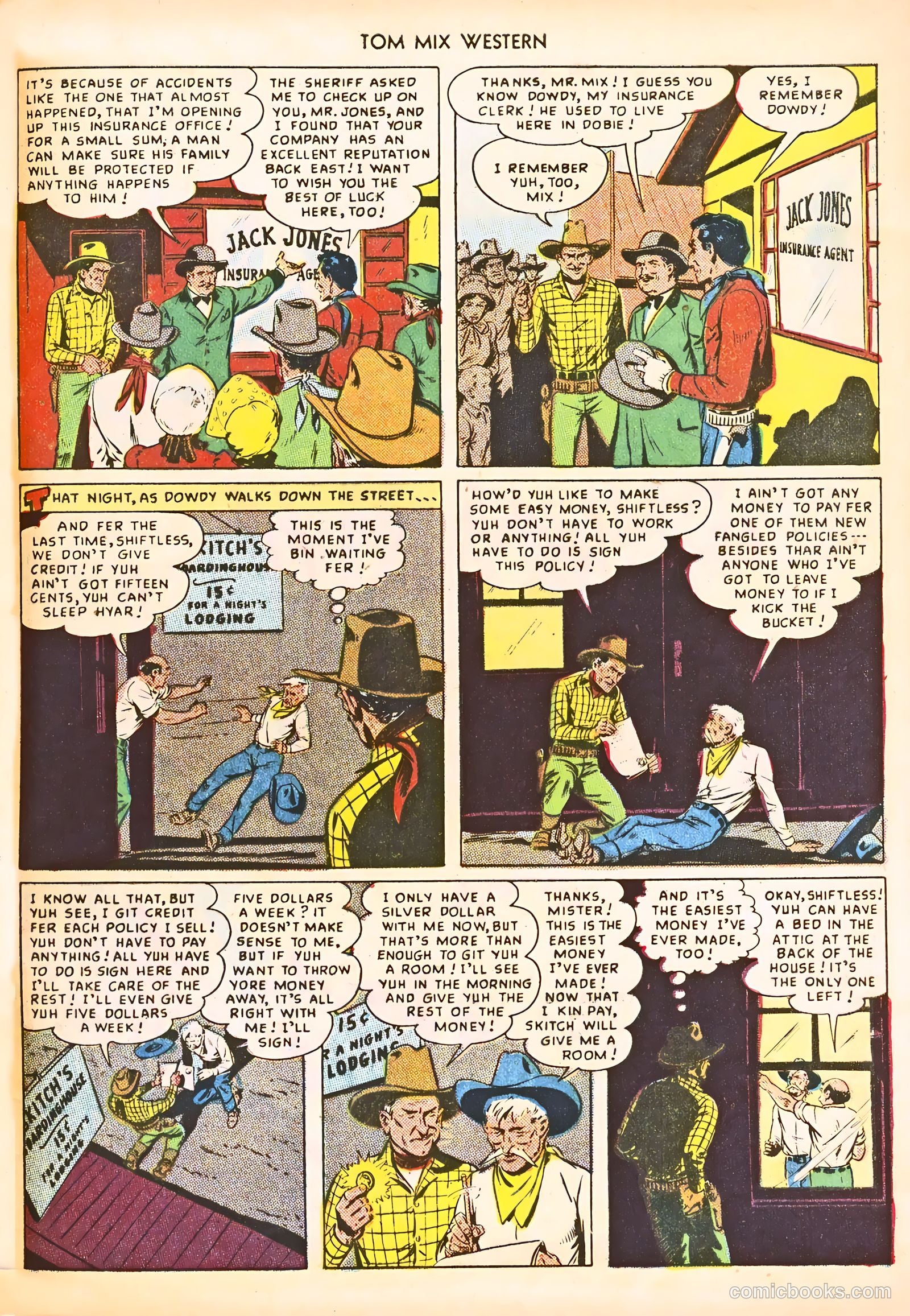 Tom Mix Western #21 — page 45 of 52