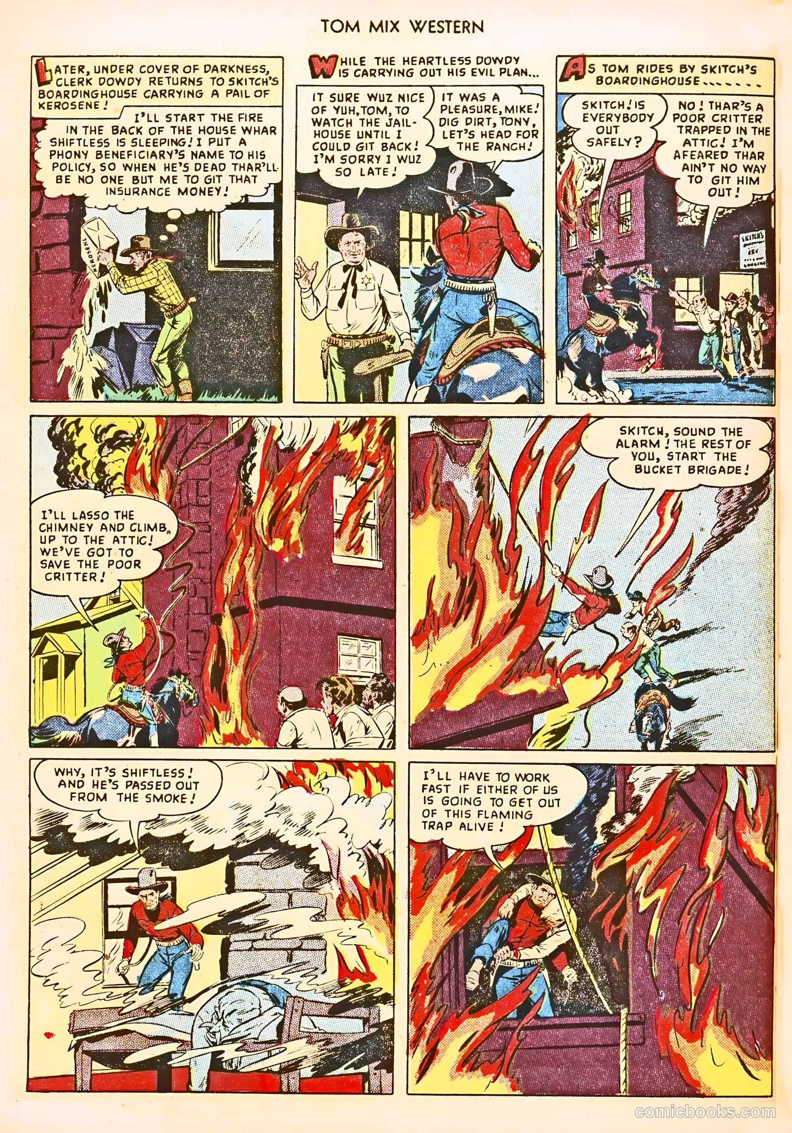 Tom Mix Western #21 — page 46 of 52