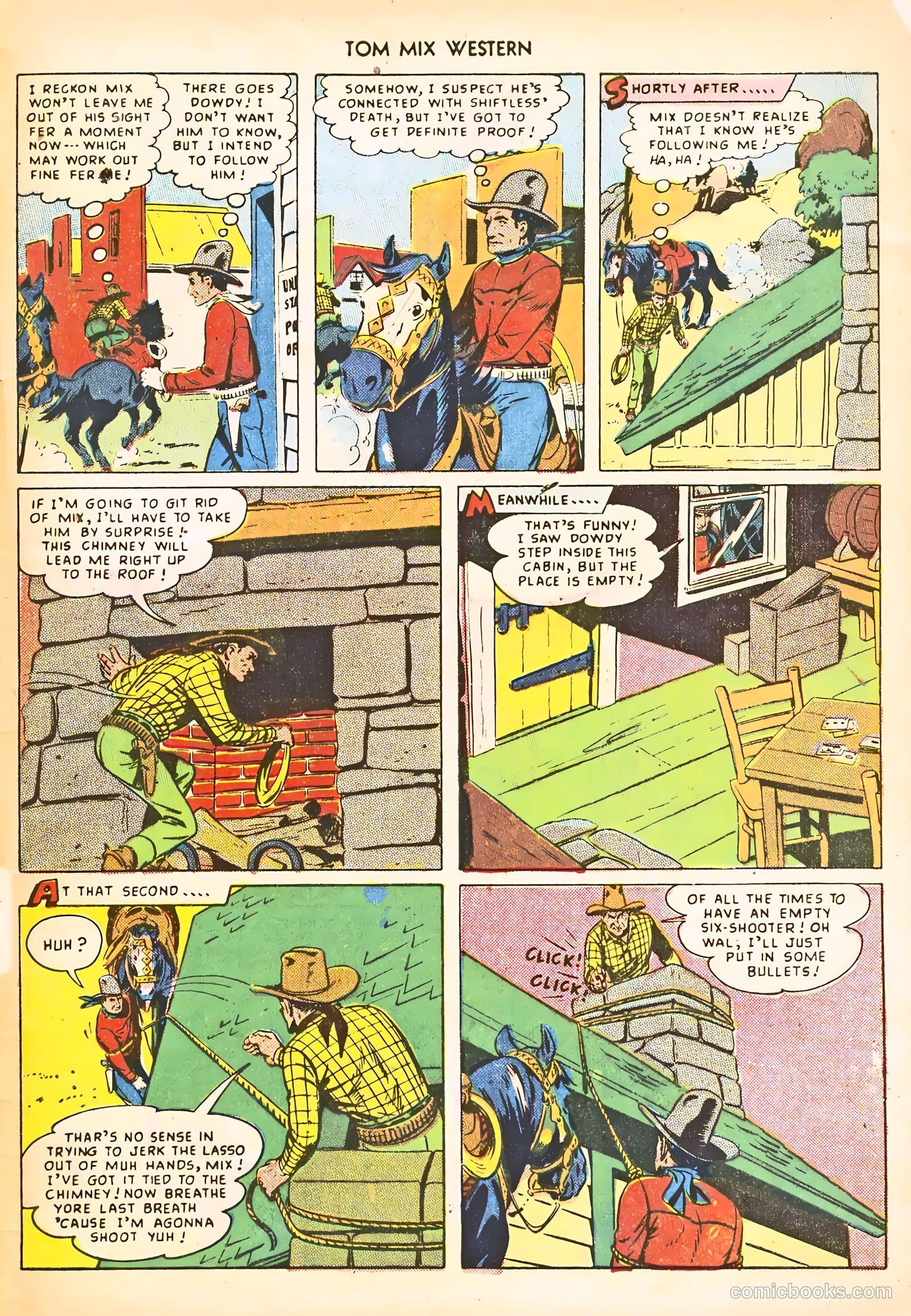 Tom Mix Western #21 — page 49 of 52