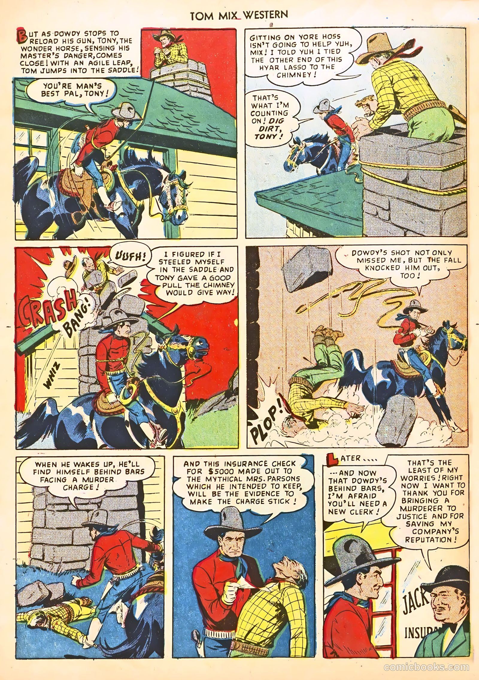 Tom Mix Western #21 — page 50 of 52