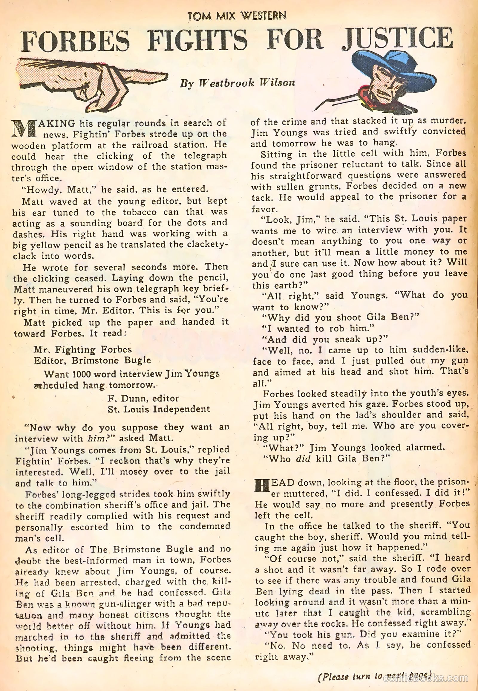 Tom Mix Western #22 — page 12 of 36