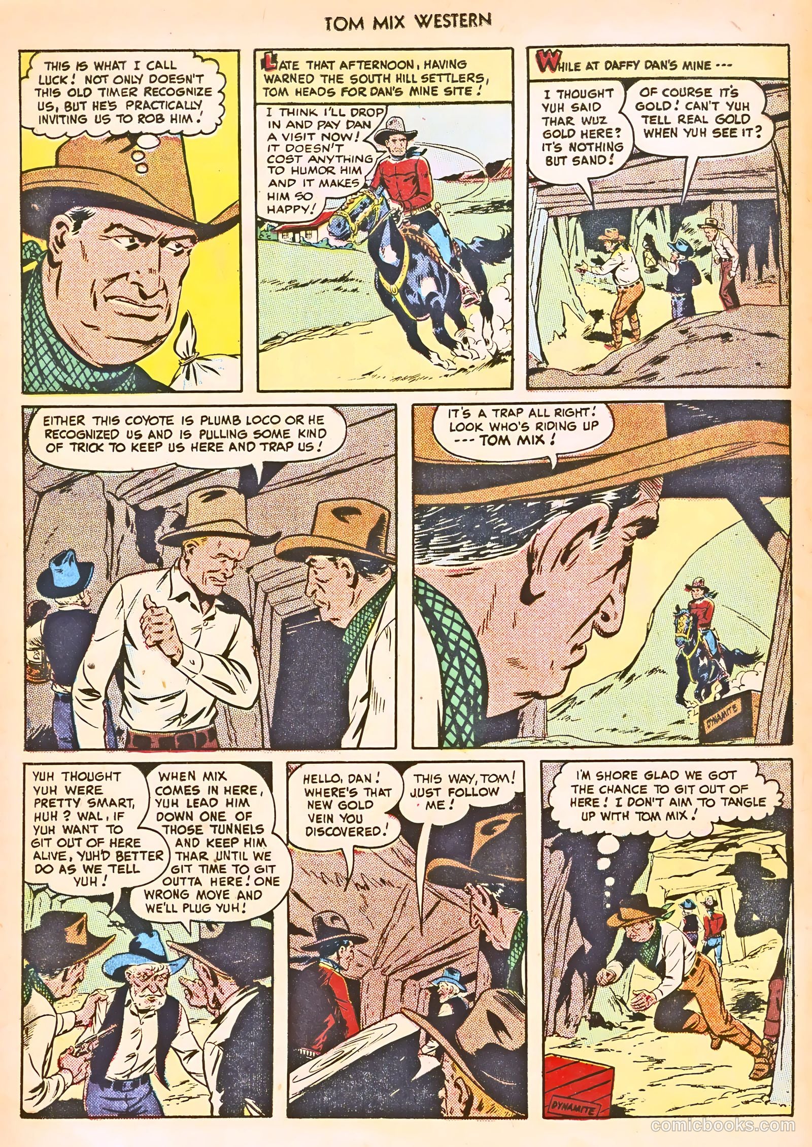 Tom Mix Western #22 — page 18 of 36