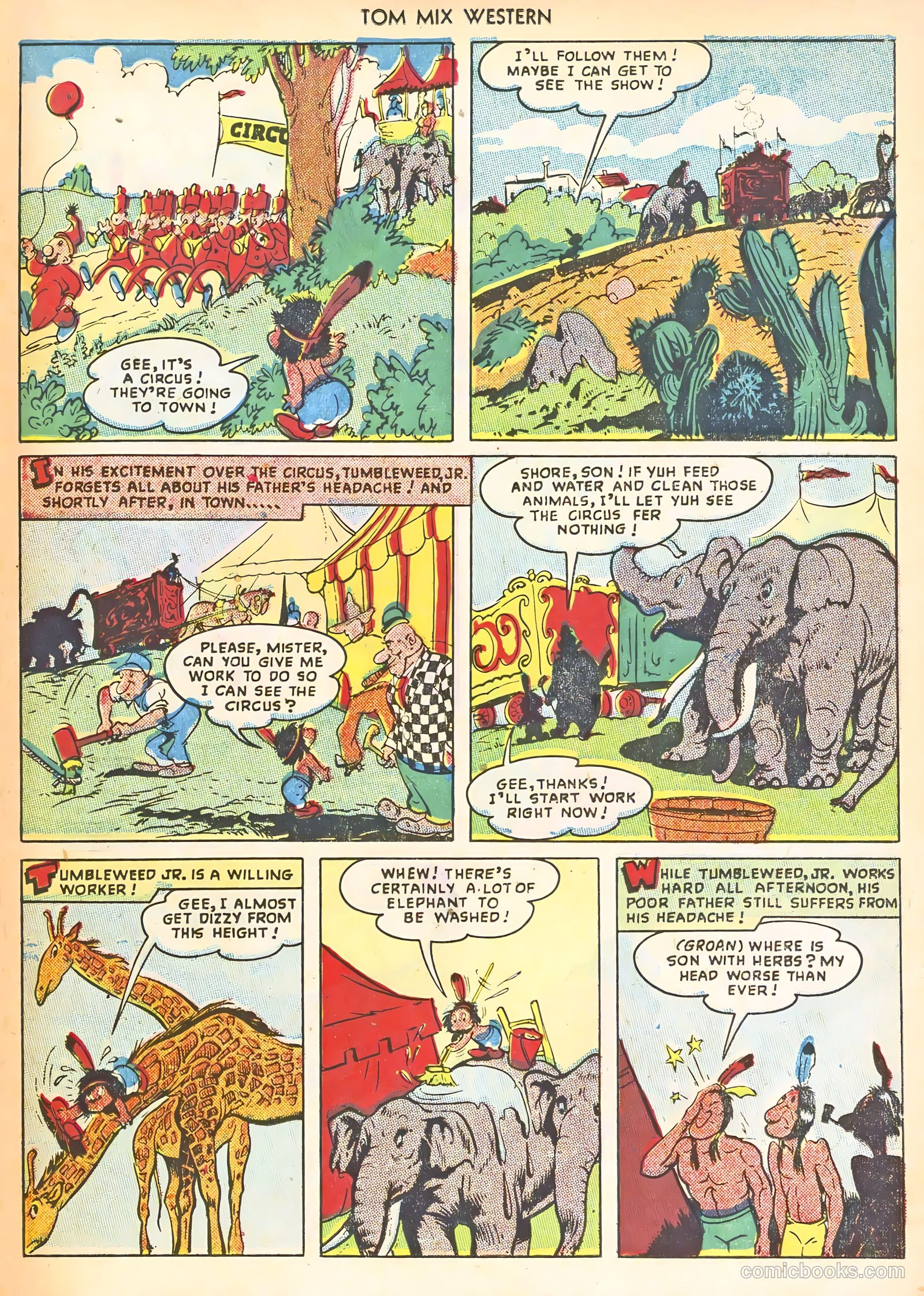Tom Mix Western #22 — page 23 of 36