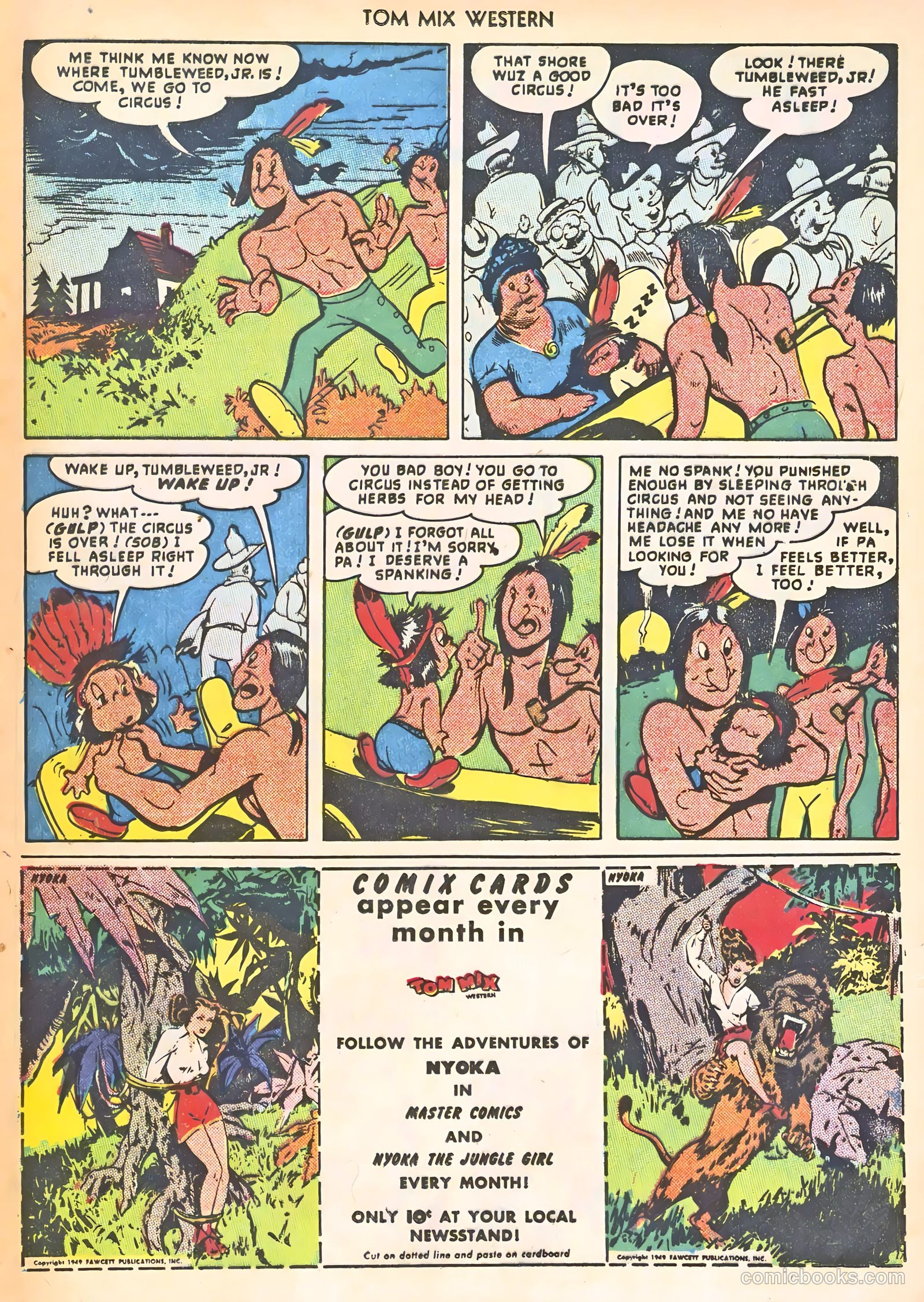 Tom Mix Western #22 — page 25 of 36