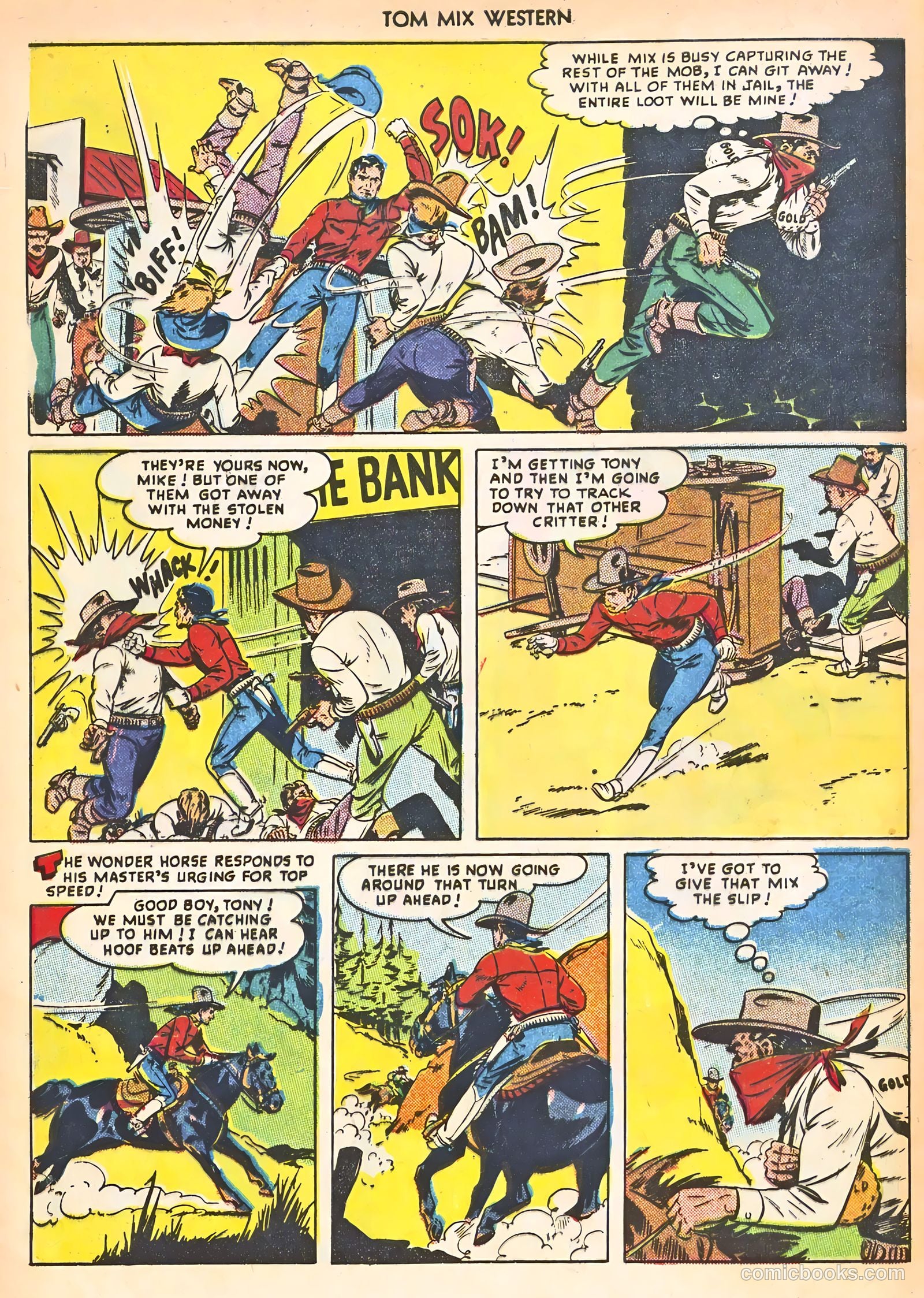 Tom Mix Western #22 — page 28 of 36