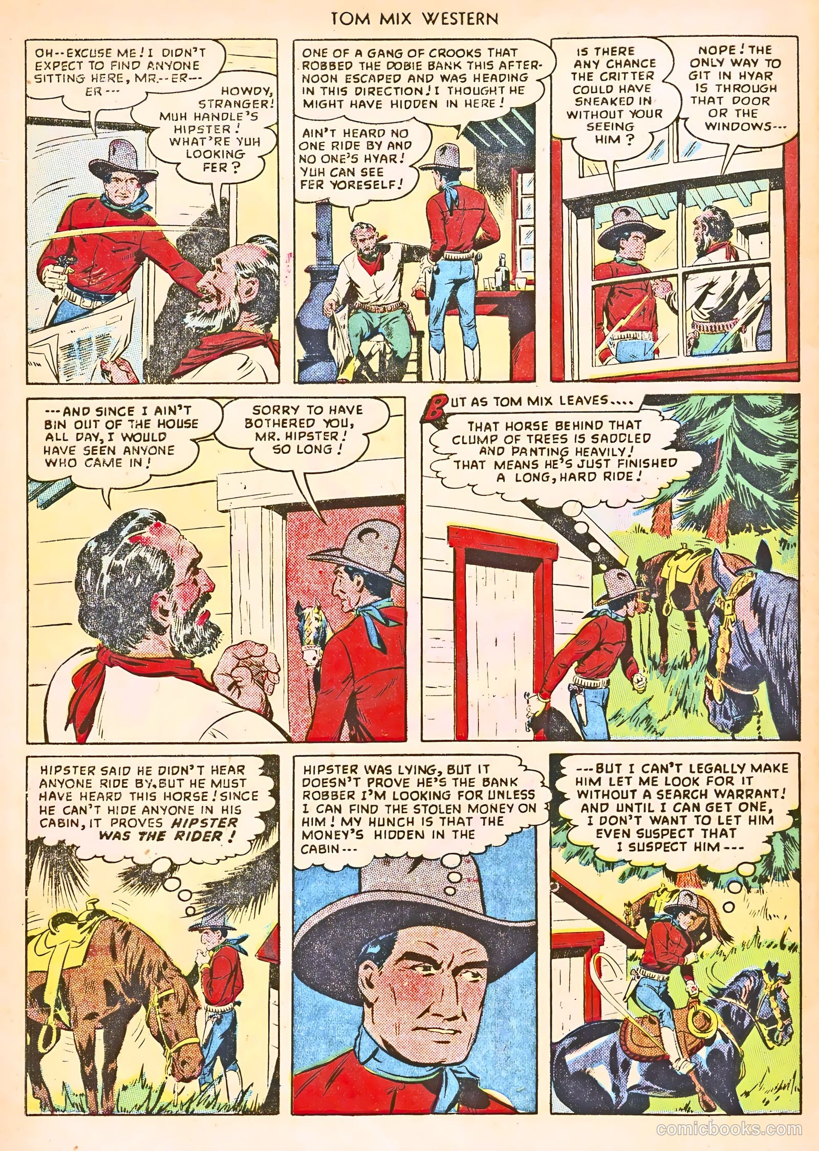 Tom Mix Western #22 — page 30 of 36
