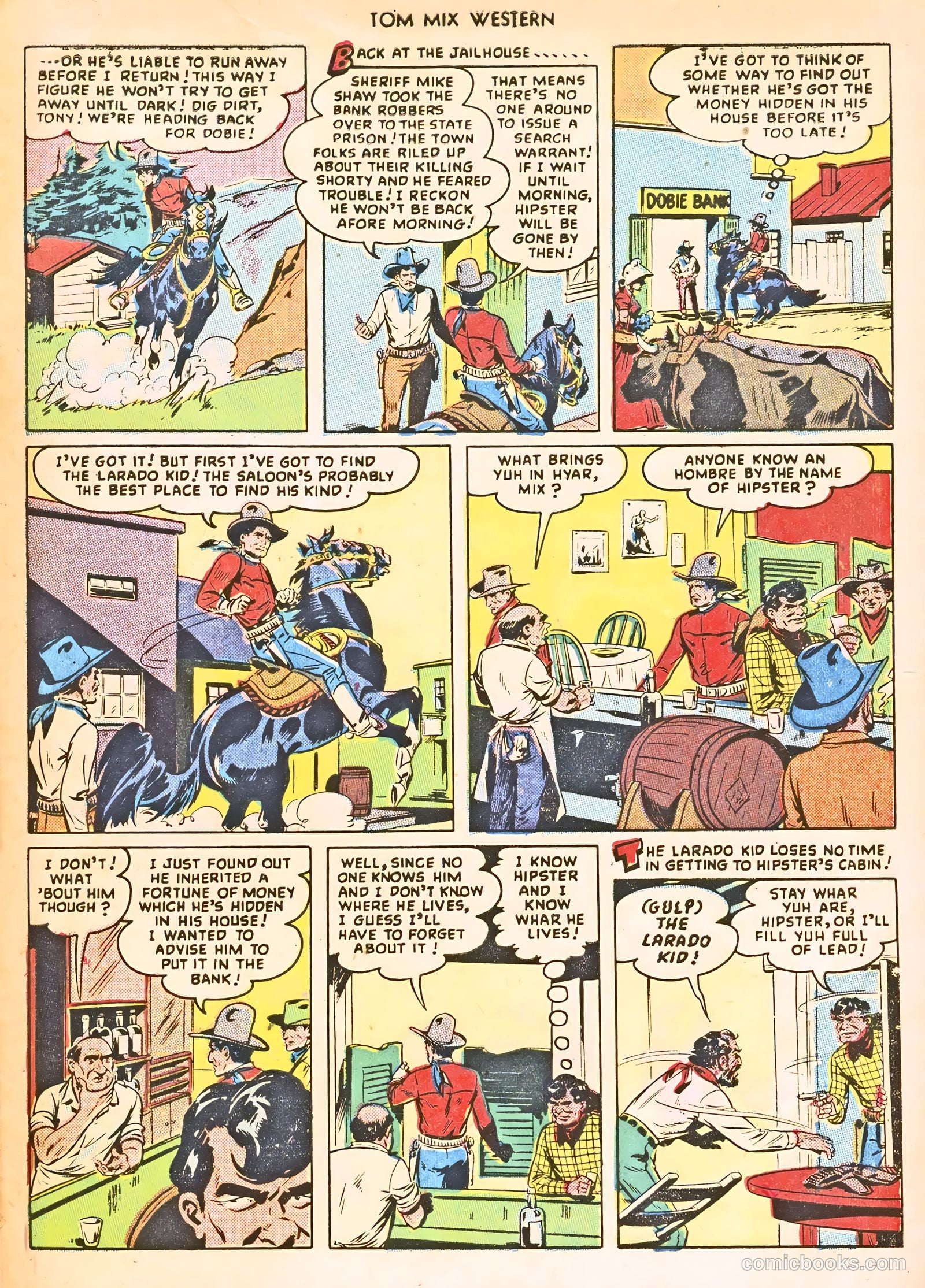 Tom Mix Western #22 — page 31 of 36