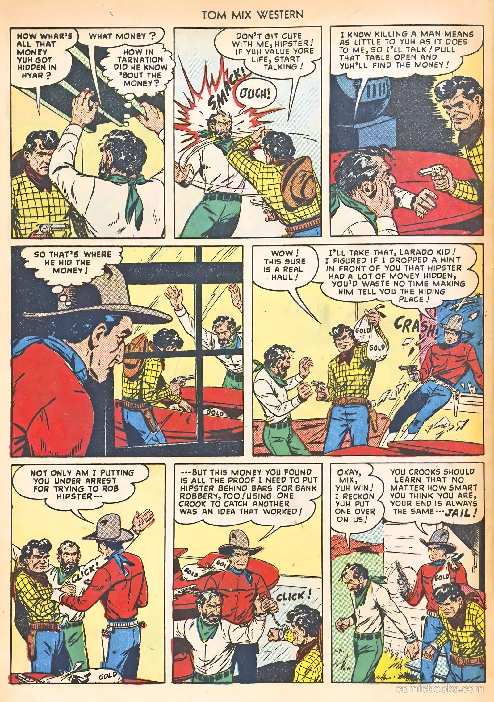 Tom Mix Western #22 — page 32 of 36