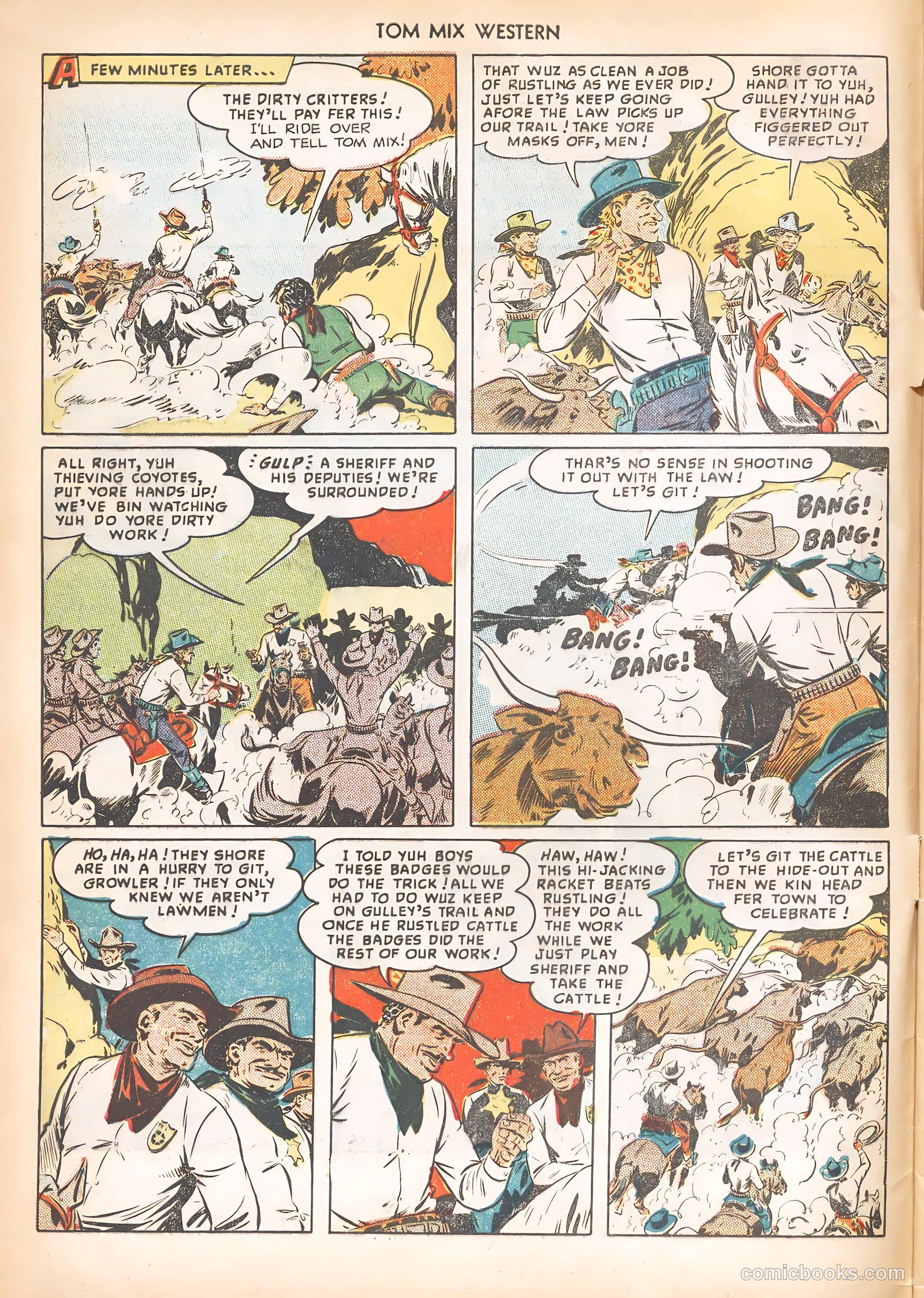 Tom Mix Western #23 — page 4 of 52
