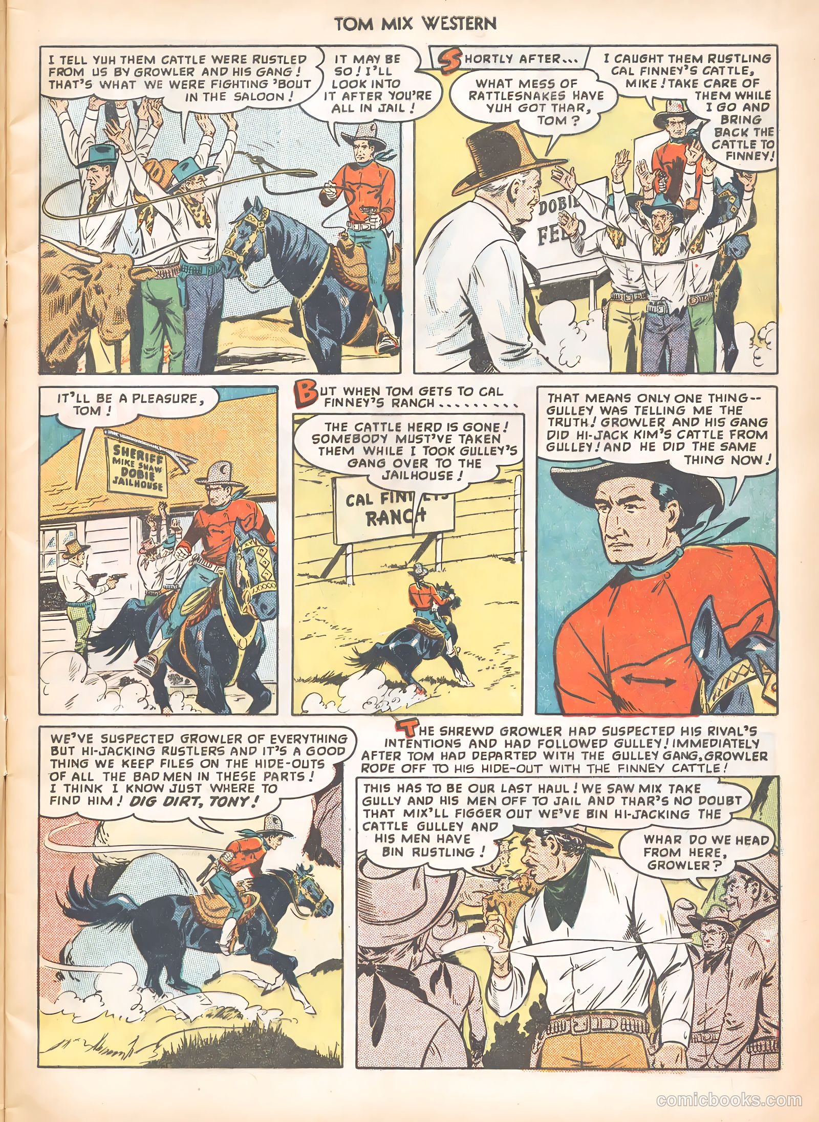 Tom Mix Western #23 — page 9 of 52