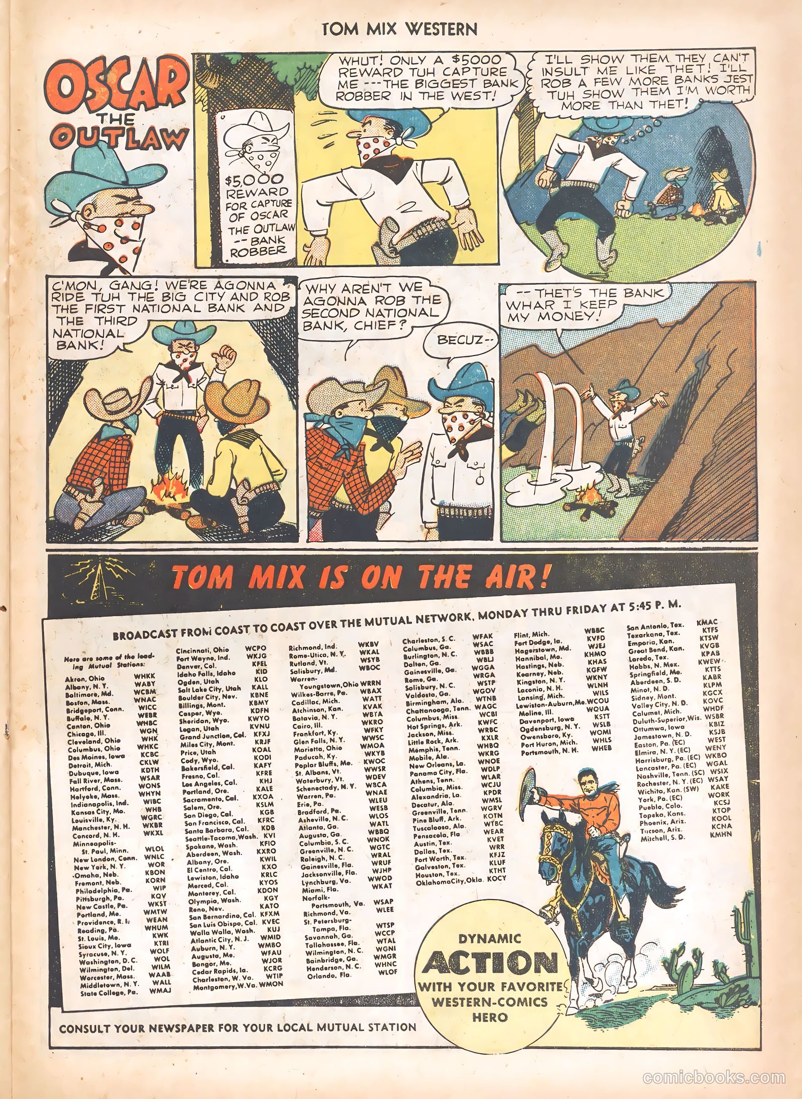 Tom Mix Western #23 — page 33 of 52