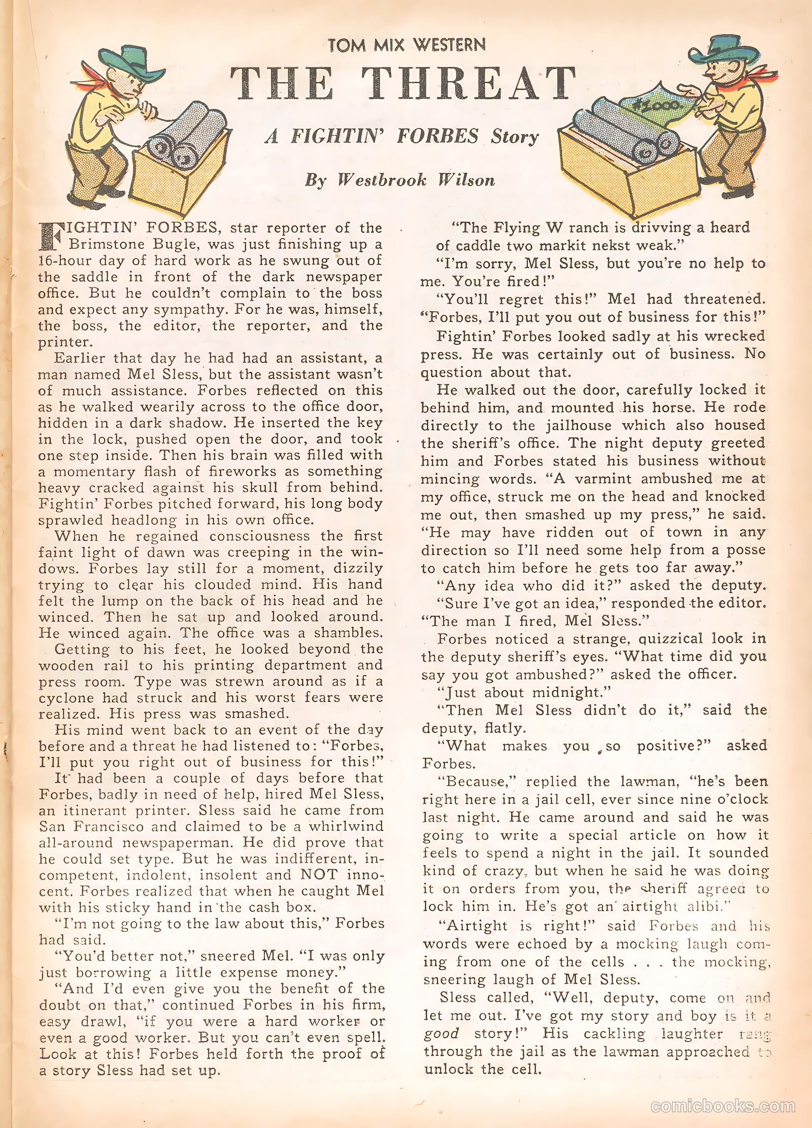 Tom Mix Western #23 — page 35 of 52