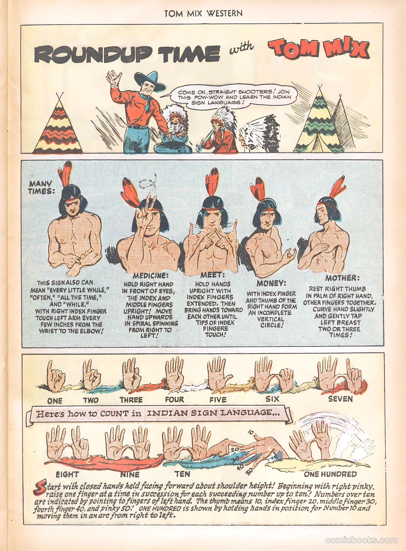 Tom Mix Western #23 — page 37 of 52