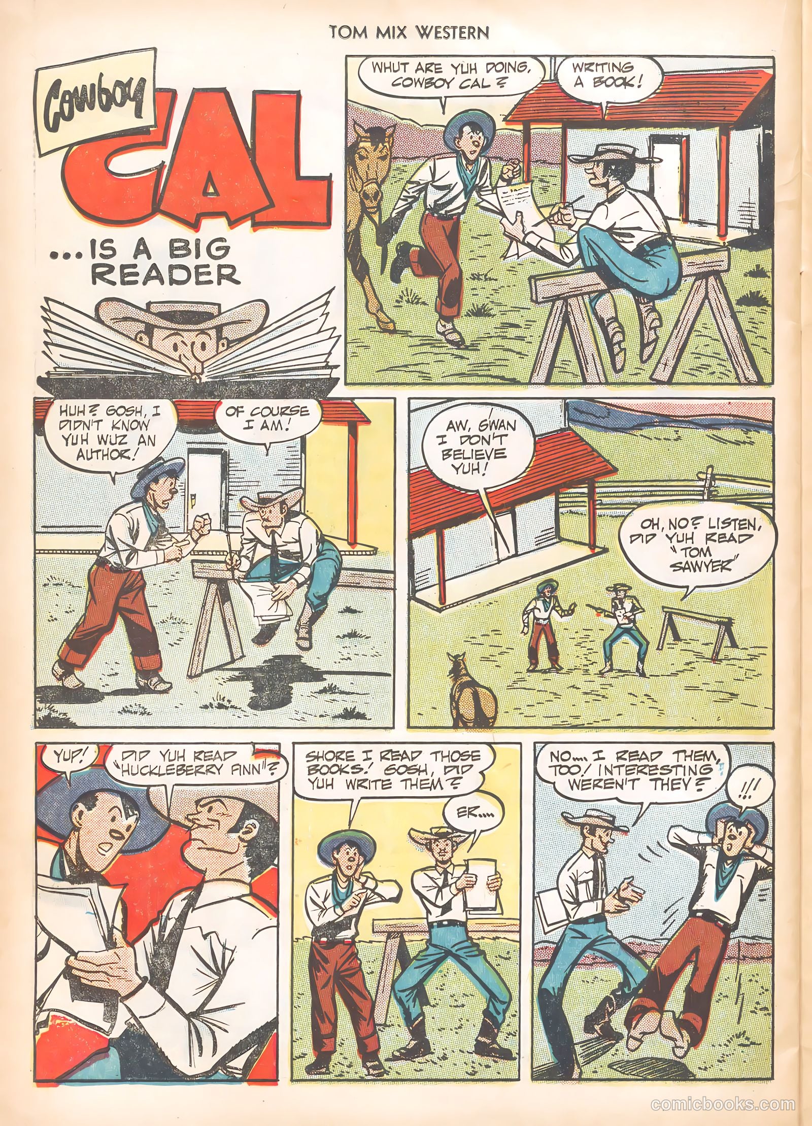 Tom Mix Western #23 — page 38 of 52