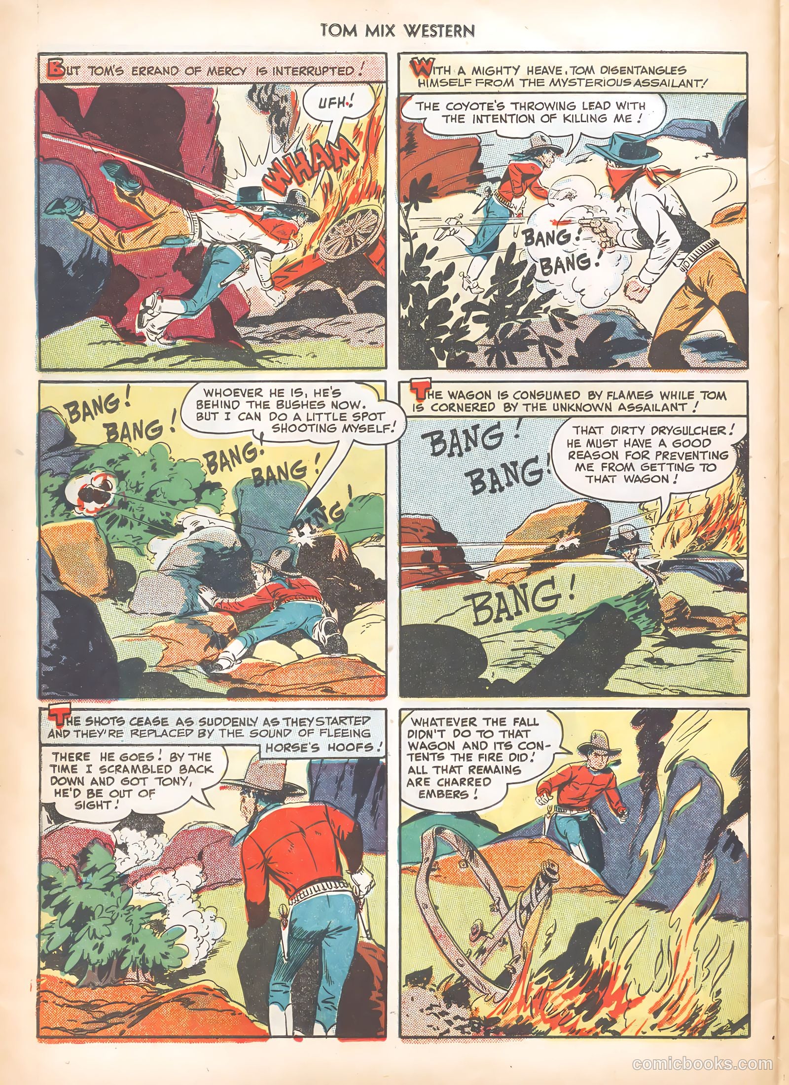 Tom Mix Western #23 — page 42 of 52
