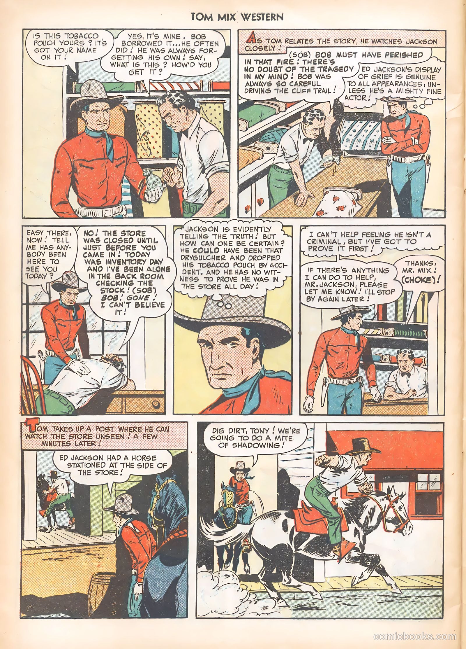 Tom Mix Western #23 — page 44 of 52