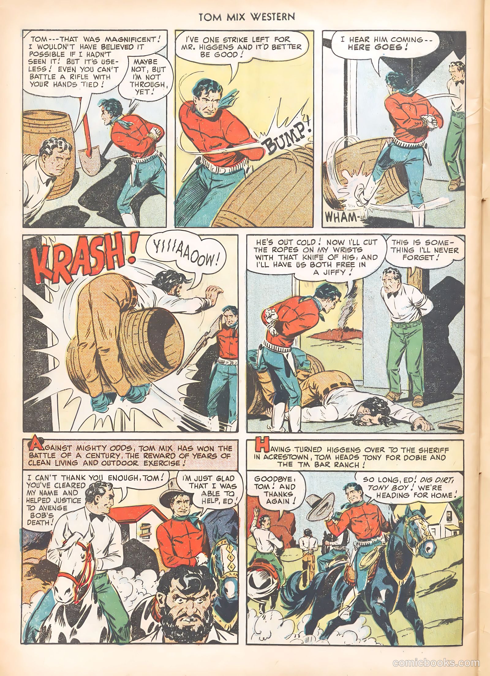 Tom Mix Western #23 — page 48 of 52
